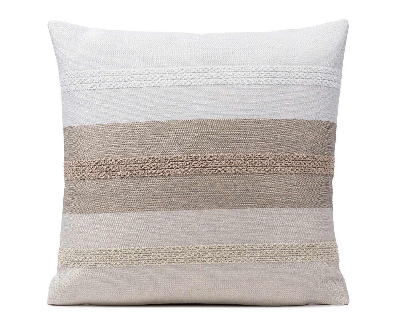 Gözze Kissenhüllen GÖZZE Kissenhülle MARTINI stein BH 40x40 cm grau günstig online kaufen