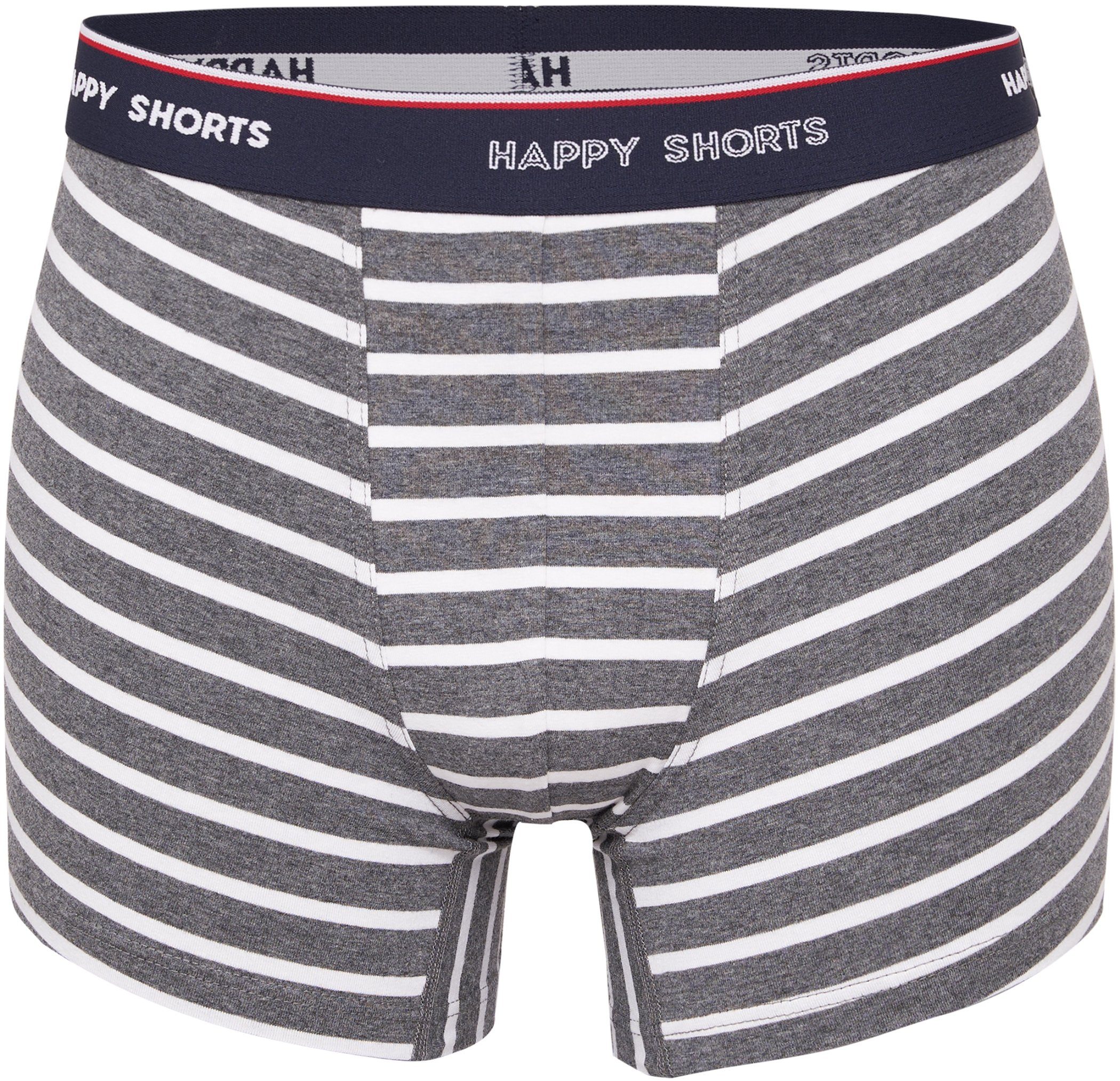 Trunk (1-St) Maritim HAPPY Boxer 3er Happy Pants maritime Streifen Pack Boxershorts Jersey Shorts SHORTS 1