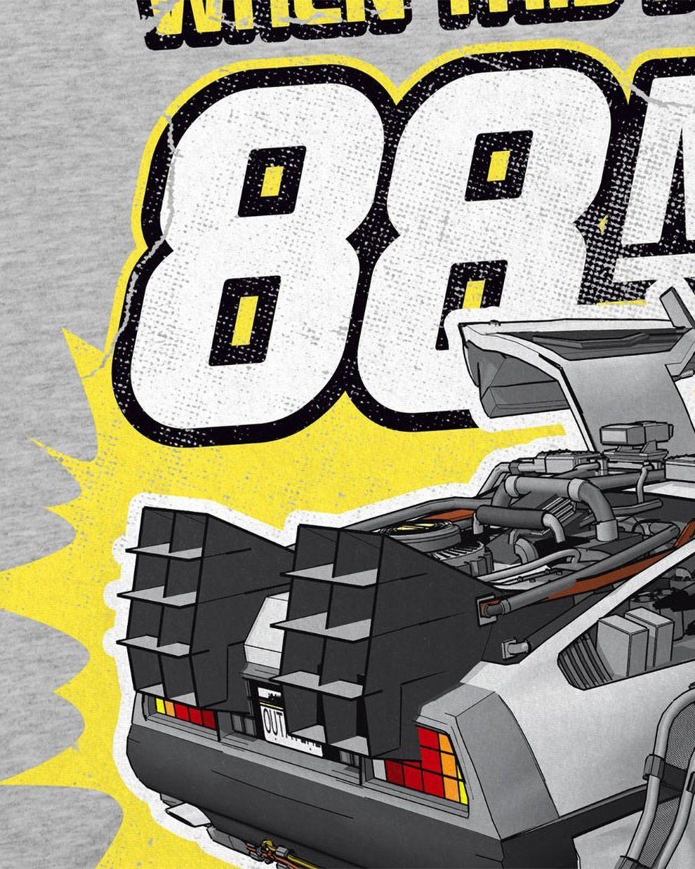 style3 T-Shirt 88mph delorean zukunft delorean günstig online kaufen