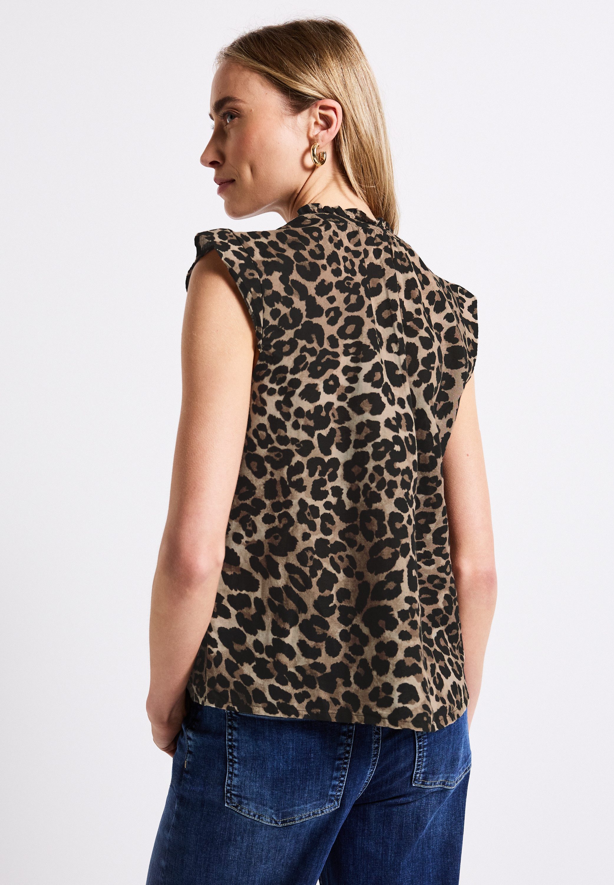 STREET ONE Blusentop mit Rüschendetails günstig online kaufen
