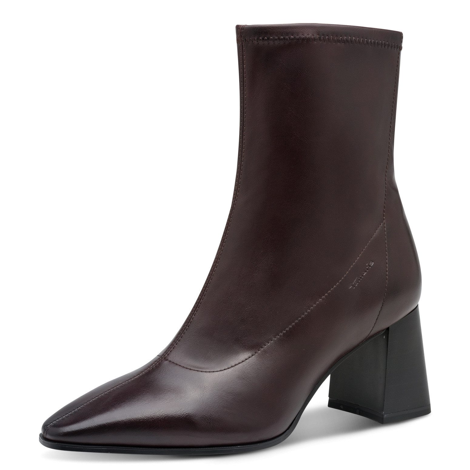 Tamaris Stiefelette Blockabsatz, Businessstiefelette in spitzer Form