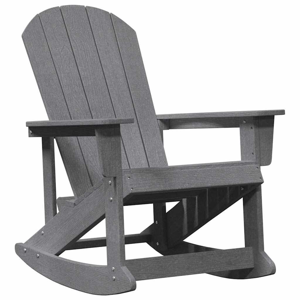 vidaXL Gartenstuhl Adirondack-Schaukelstuhl Hellgrau 73,5 x günstig online kaufen