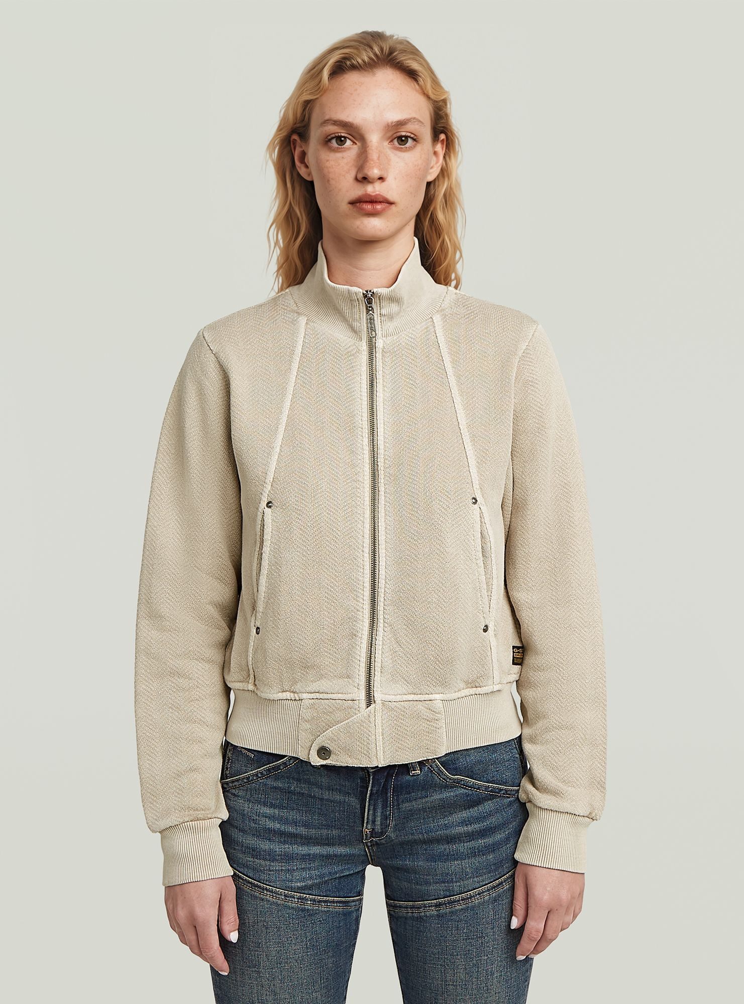 G-STAR Longpullover Track Overdyed Slim Sweaterjacke günstig online kaufen