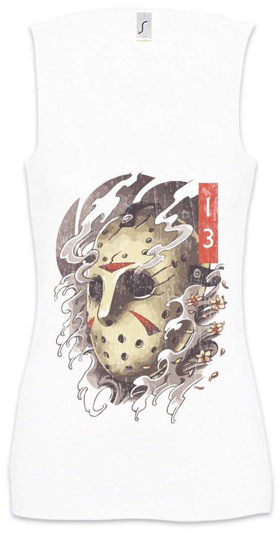 Tanktop The 13th Portrait Ärmelloses Damen T-Shirt Jason Halloween Horror