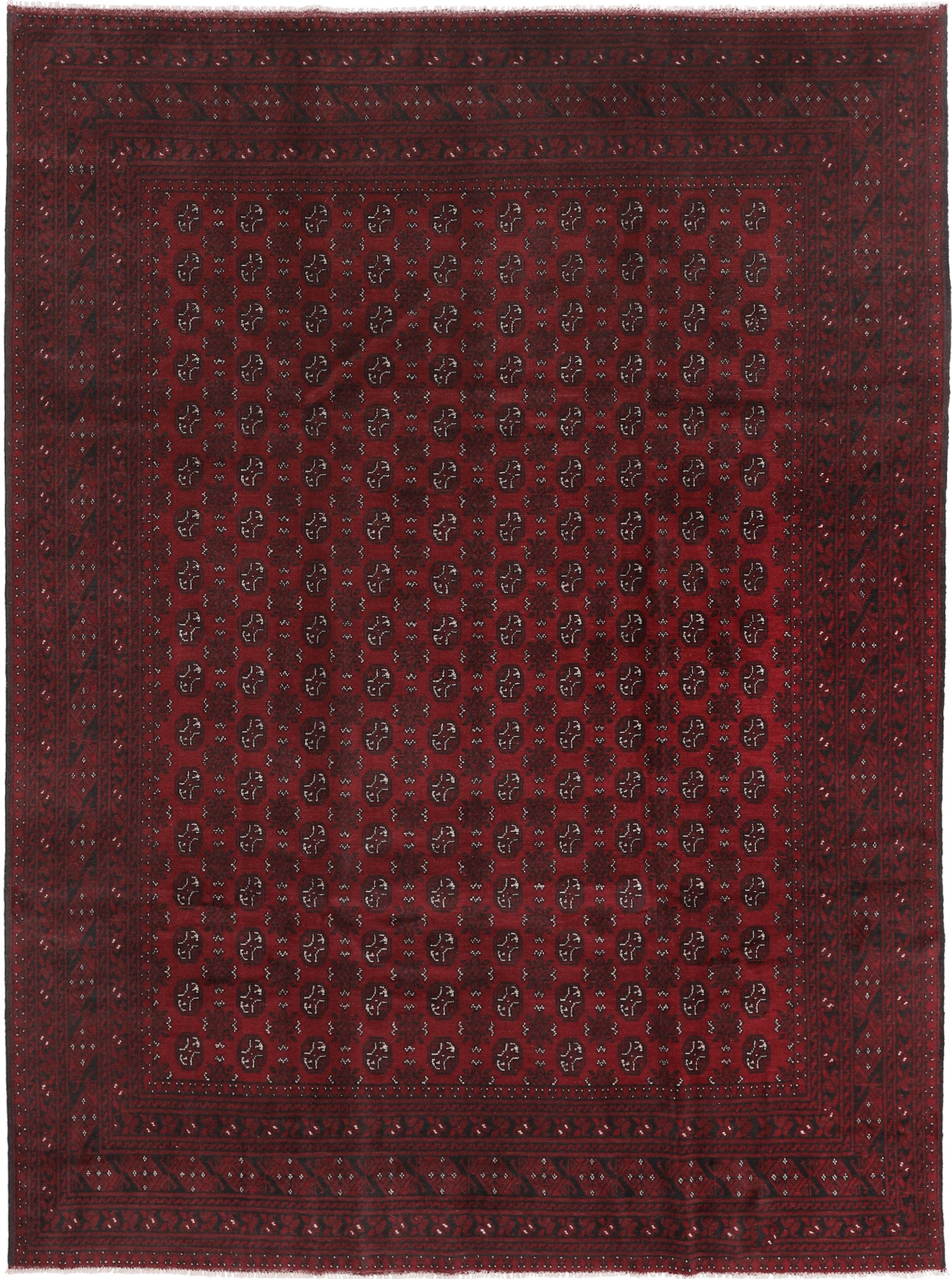 Carpet Avenue Teppich Afghan Aktscha 343x250, Rechteck, Höhe: 8 mm