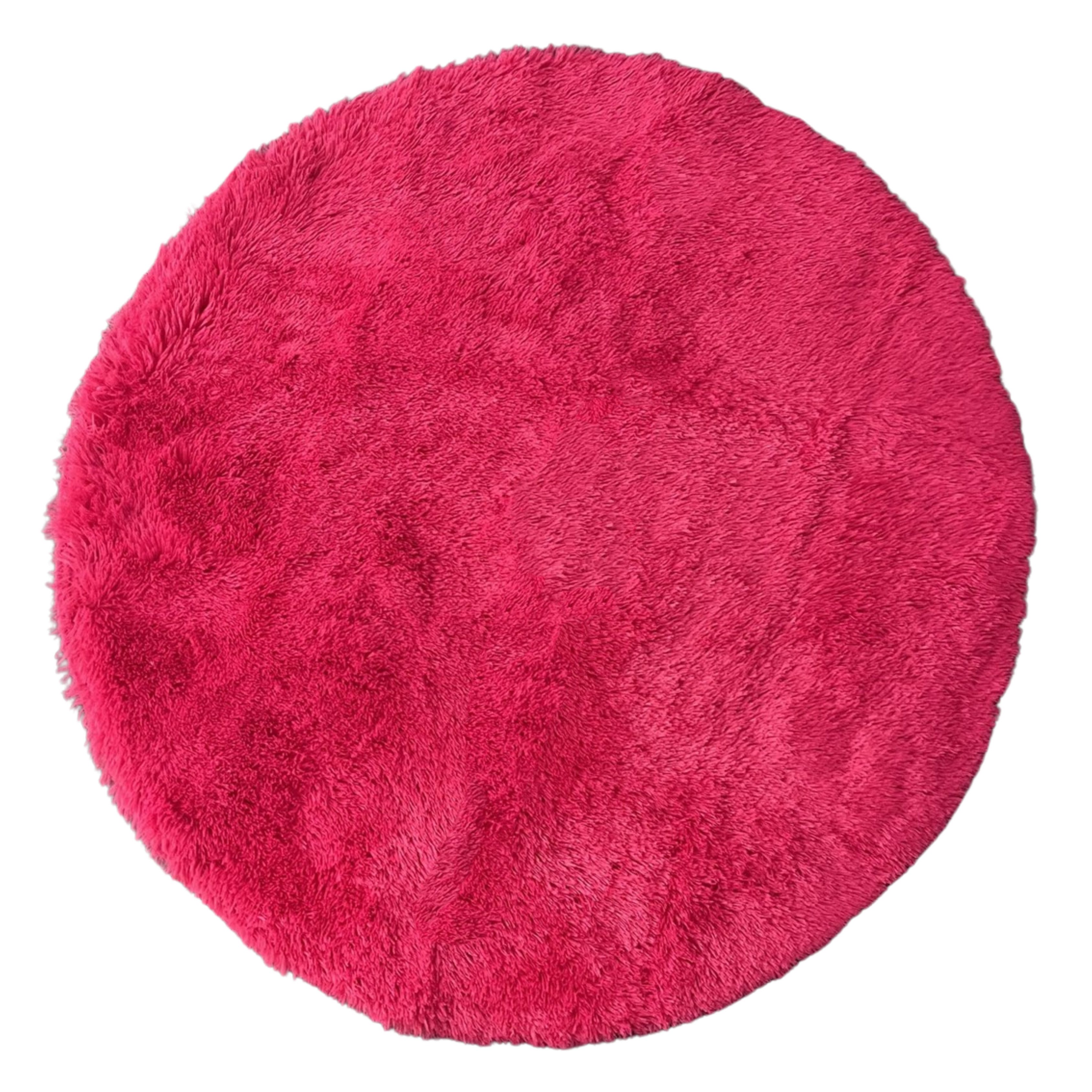 the carpet Teppich Soft Shaggy, rund, günstig online kaufen