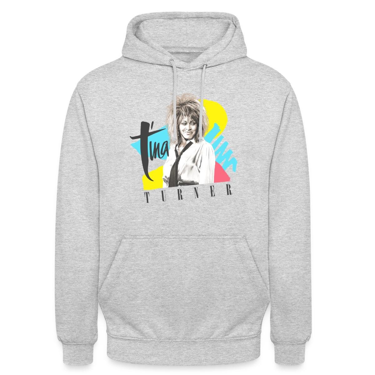 Spreadshirt Hoodie Tina Turner Fotografie Mit Buntem Hintergrund Unisex Hoodie (1-tlg)