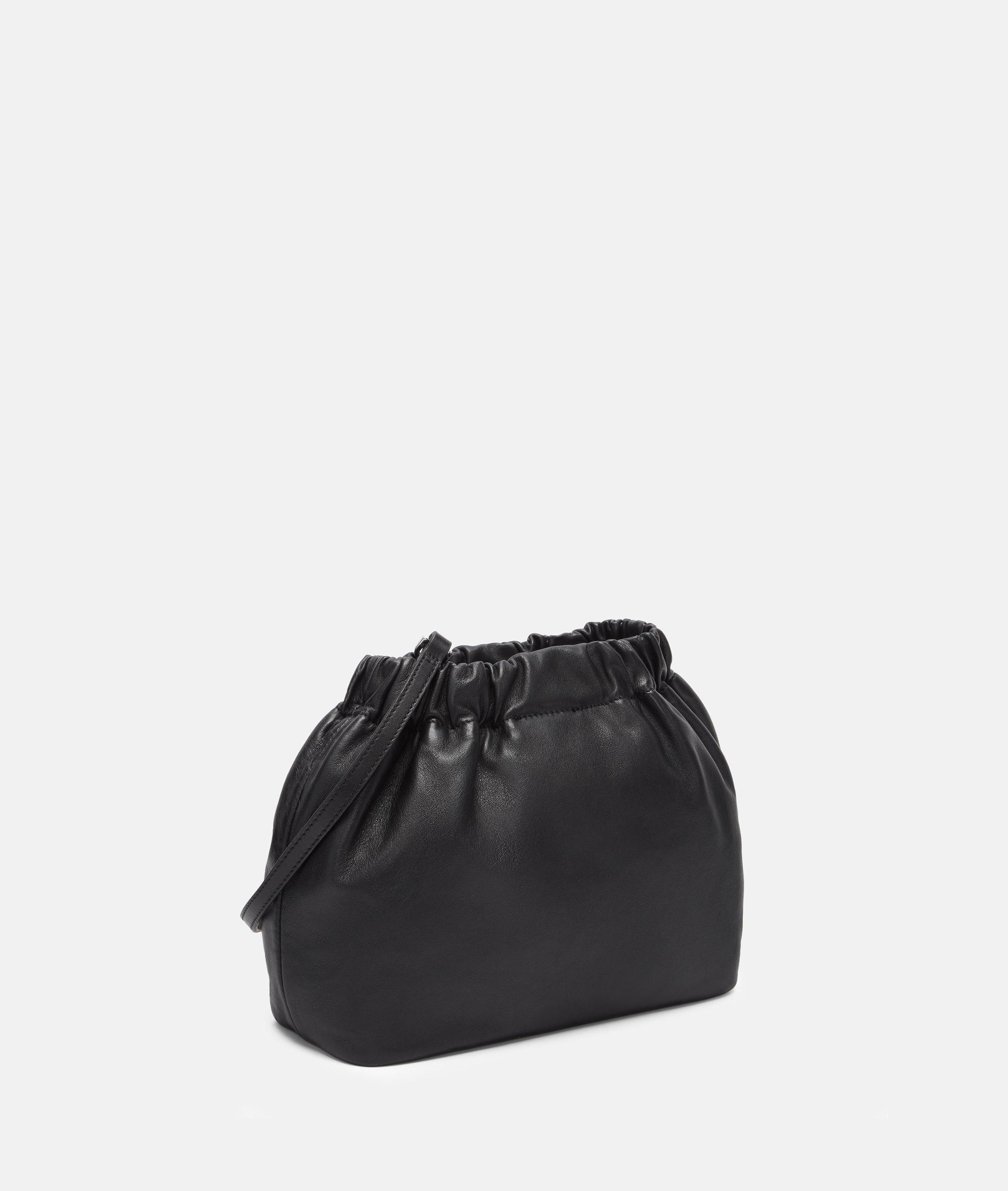 Liebeskind Berlin Schultertasche Hobo, Handliche Hobo-Bag aus natürlich genarbtem Leder