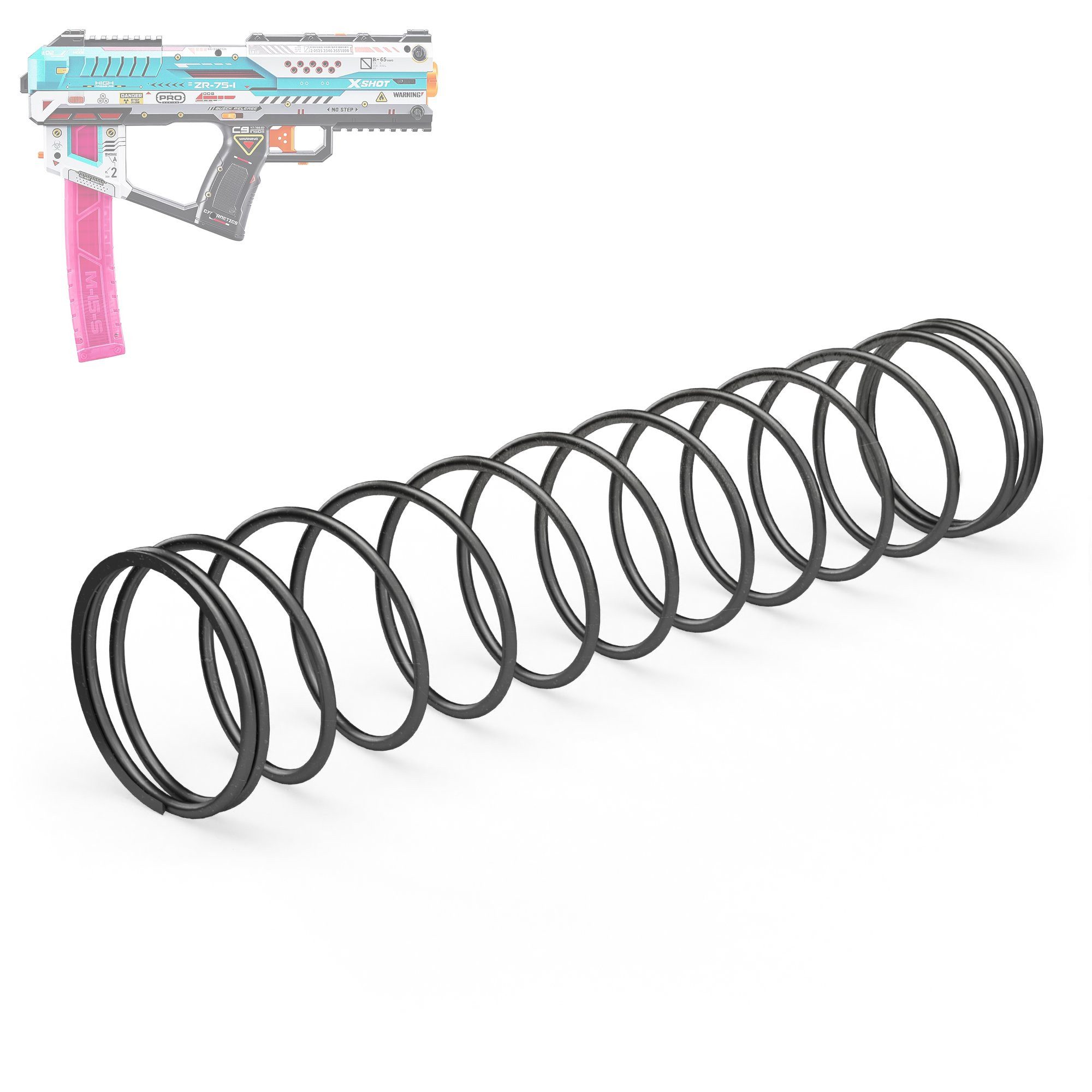 Blasterparts Blaster Tuning-Feder passend für X-Shot Skins Pro Series F, Die Blasterparts Tuning-Feder für die X-Shot Skins Pro Series Fury-X