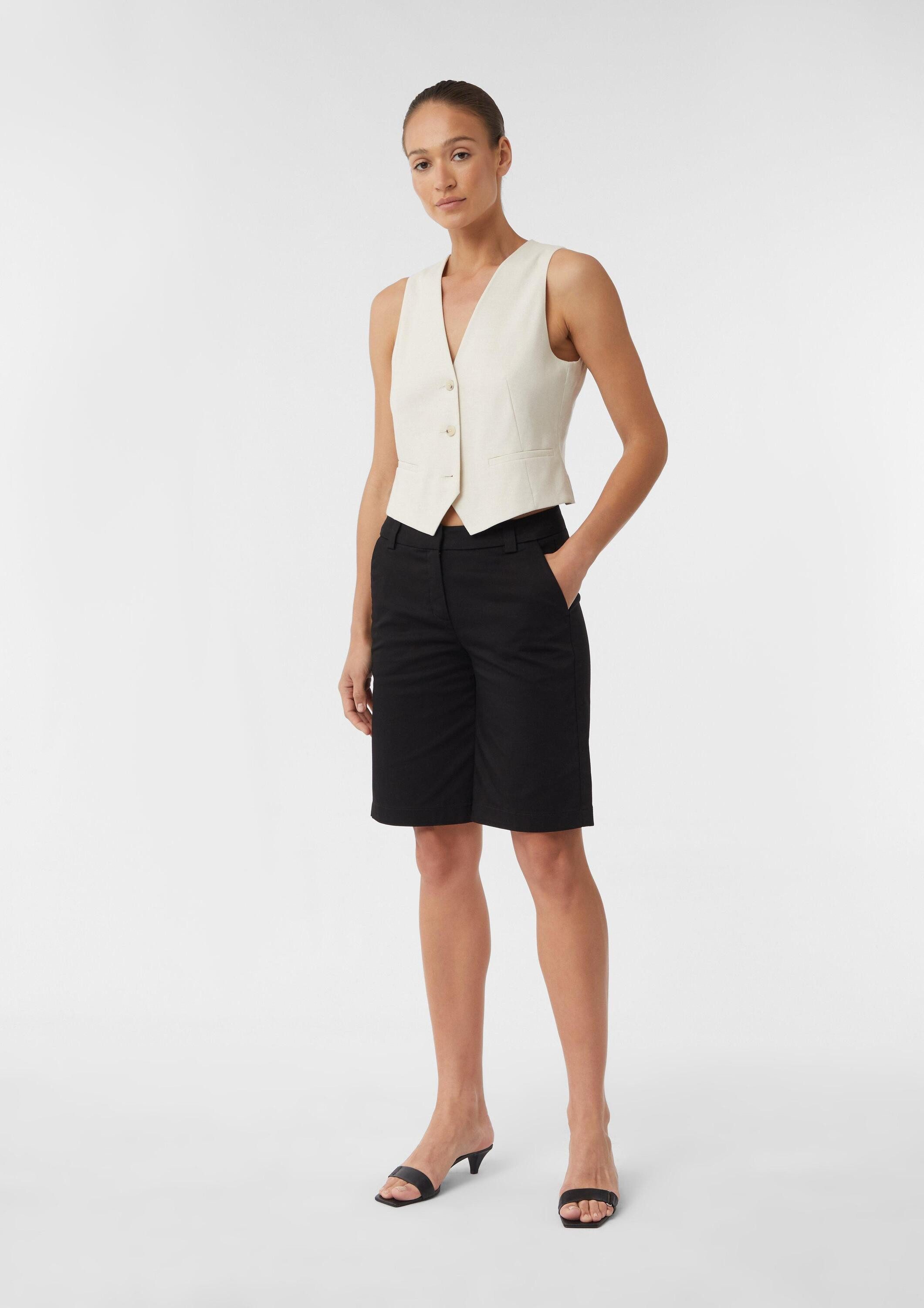 comma Shorts Bermuda Bermuda-Shorts aus Baumwollmix günstig online kaufen