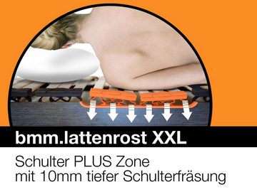 Lattenrost »PREMIUM XXL«, BMM, Kopfteil nicht verstellbar, Fußteil nicht verstellbar, extrem stabil mit XXL-Federholzleisten, geräuschlose Trio HQ-Kappen, holmübergreifende Latten, 12-fach Härteverstellung