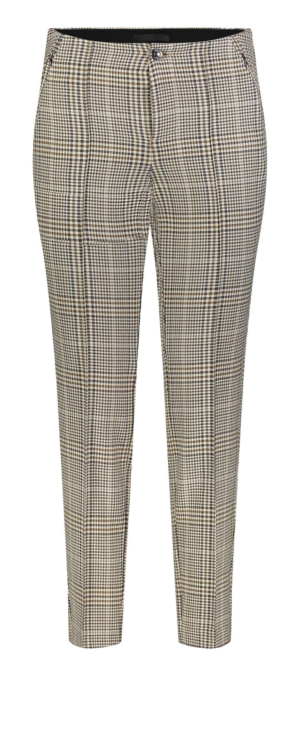 Stretch-Jeans MAC ANNA sand check 5293-00-0188 227K