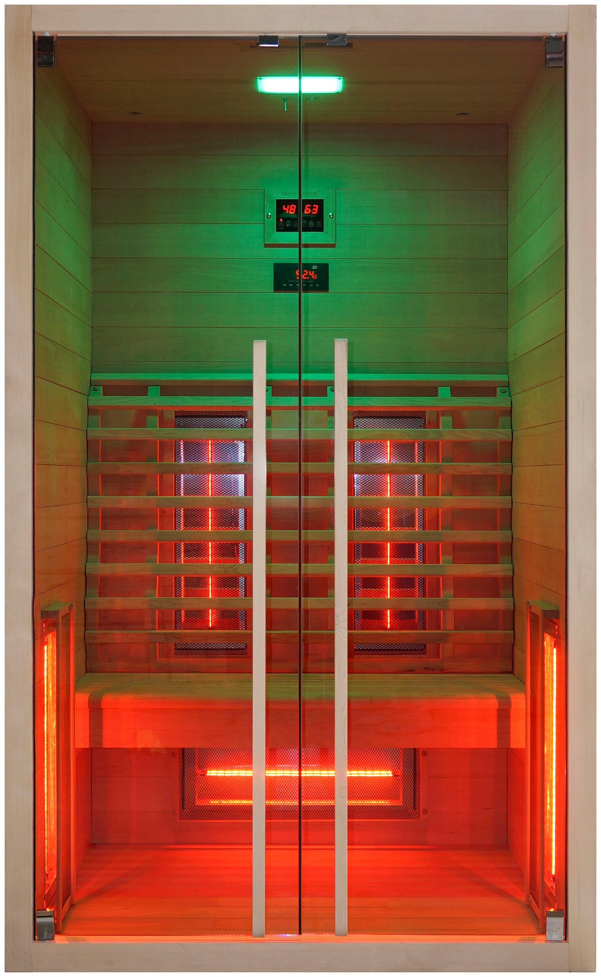 Sanotechnik Infrarotkabine RUBY 2, BxTxH: 100 x 120 x 195 cm, für 2 Personen