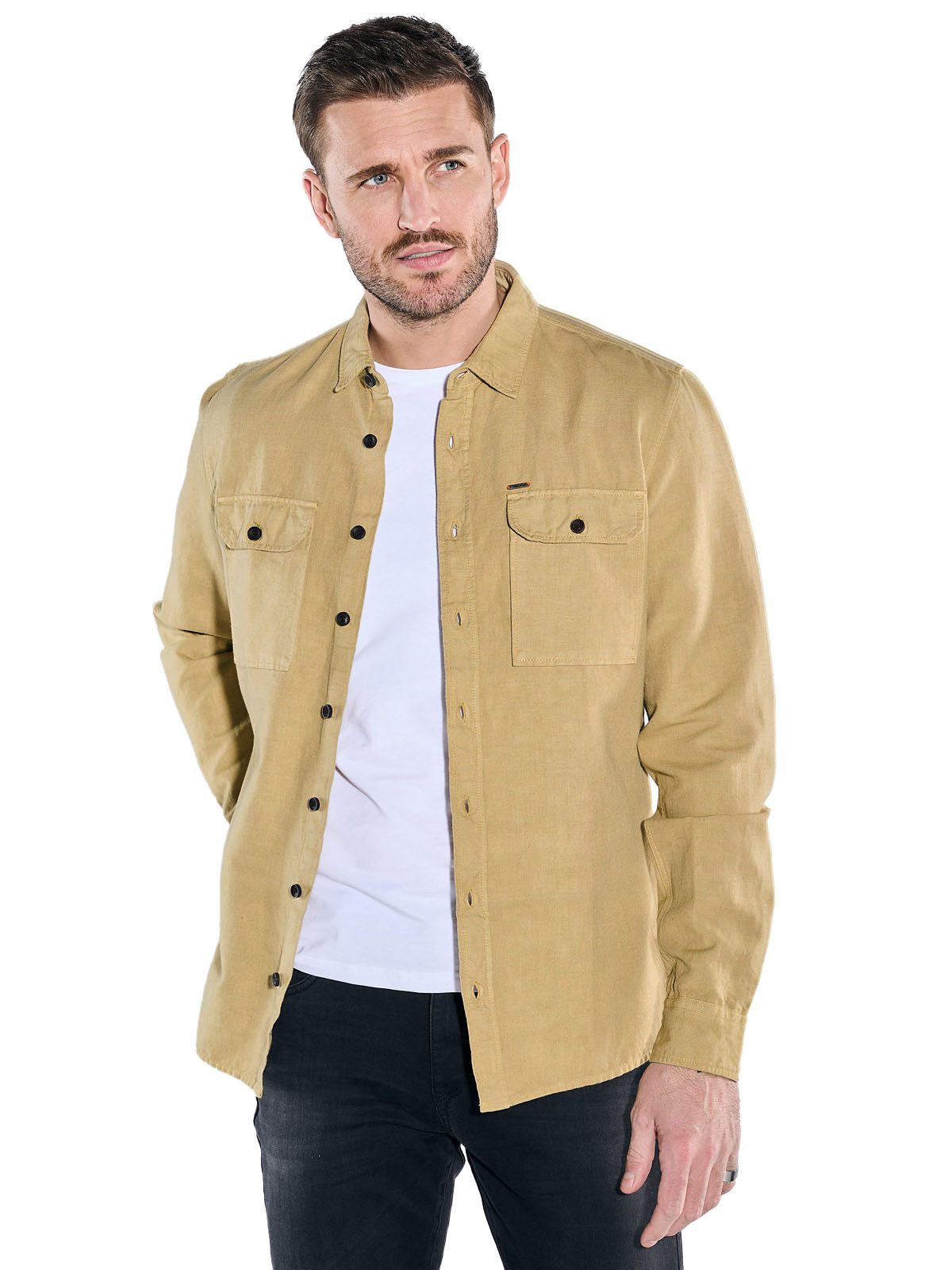 Langarmhemd Langarm-Hemd slim fit