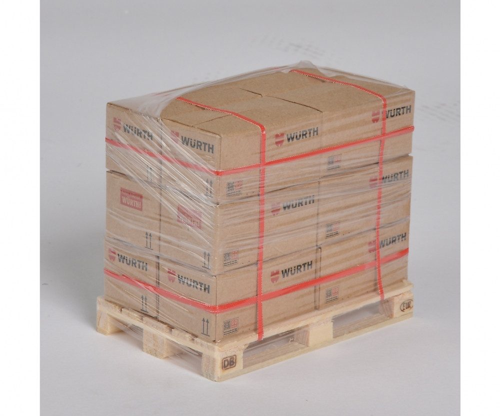 CARSON Carson 1:14 Euro-Palette m. WÜRTH-Verpackungen RC-Ladegerät