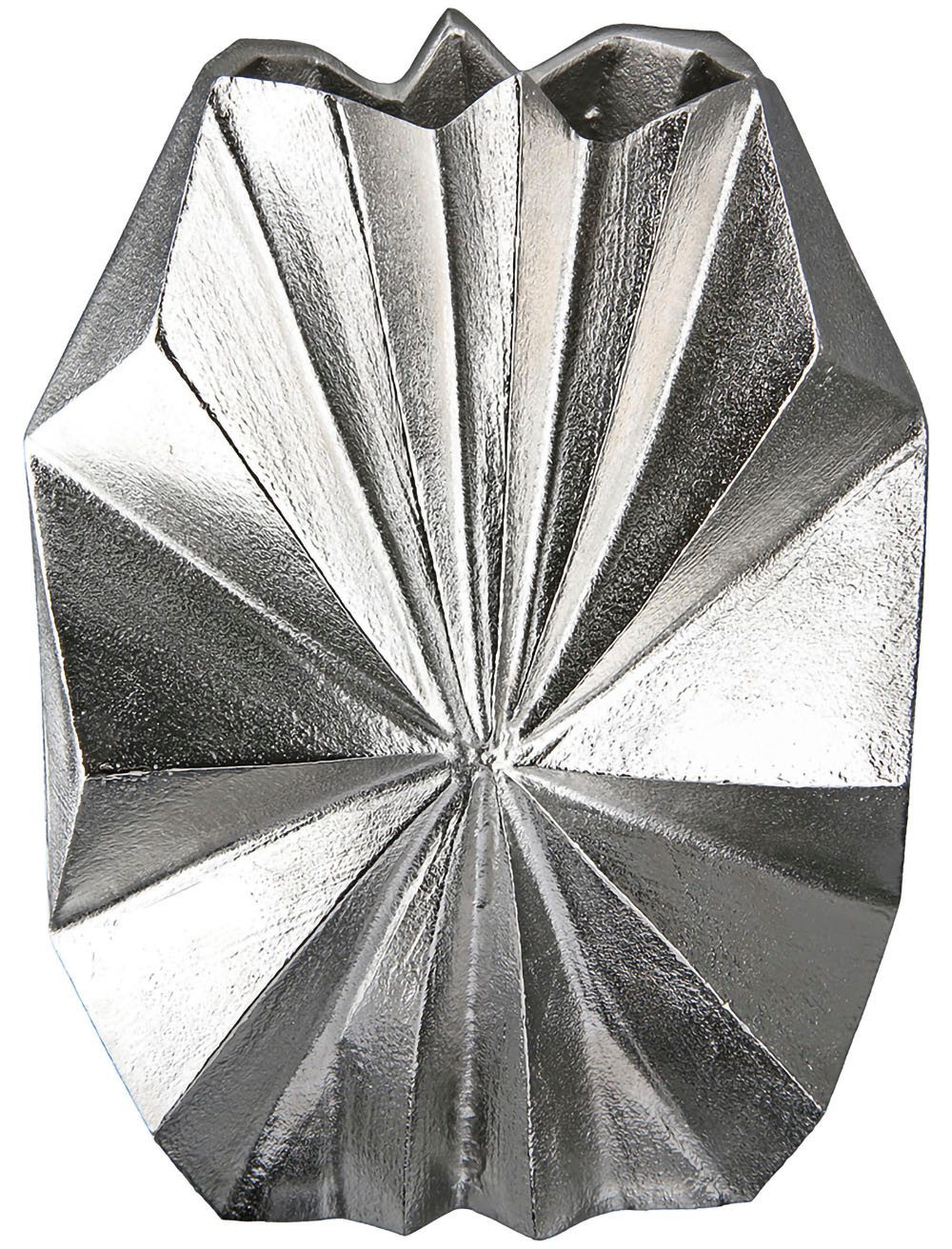 GILDE Dekovase Vase Rayons, aus Aluminium (1 St), mit Filzgleitern