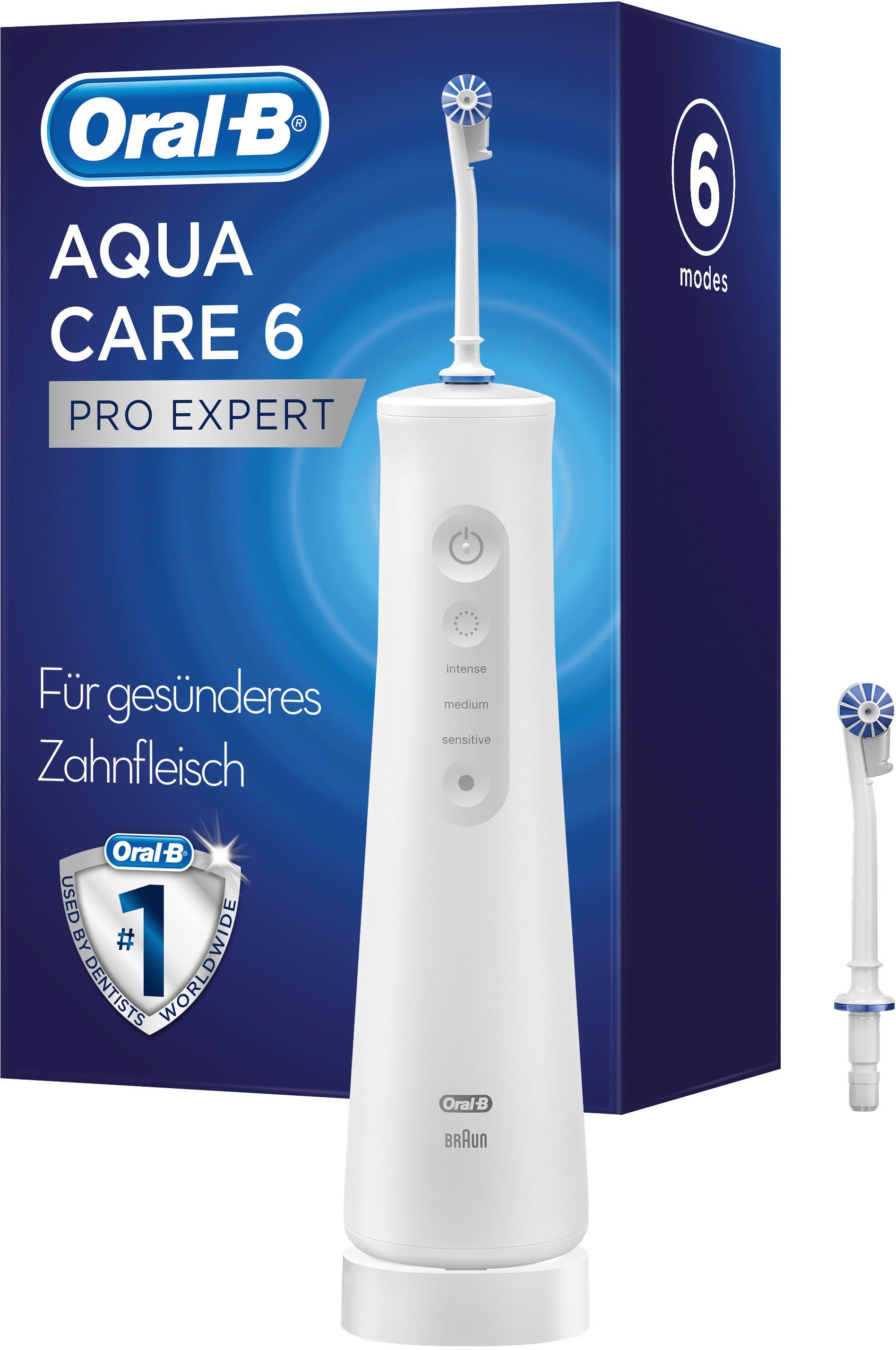 Oral B Munddusche AquaCare 6 Pro Expert - Munddusche - weiß/grau