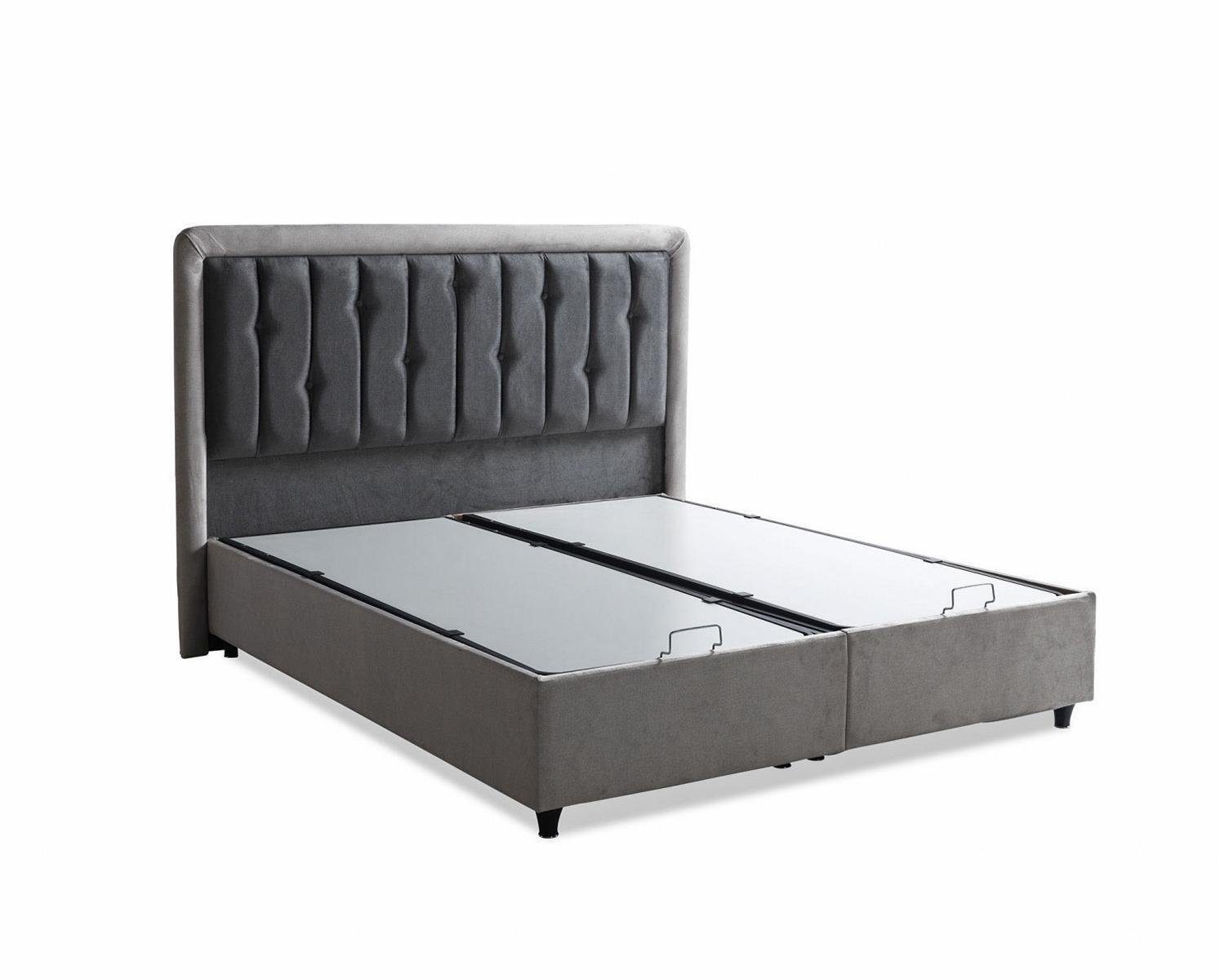 180x200 Bett Doppelbett Bett Betten Made Europe Schlafzimmer (Bett), Polster Design JVmoebel In Luxus Möbel