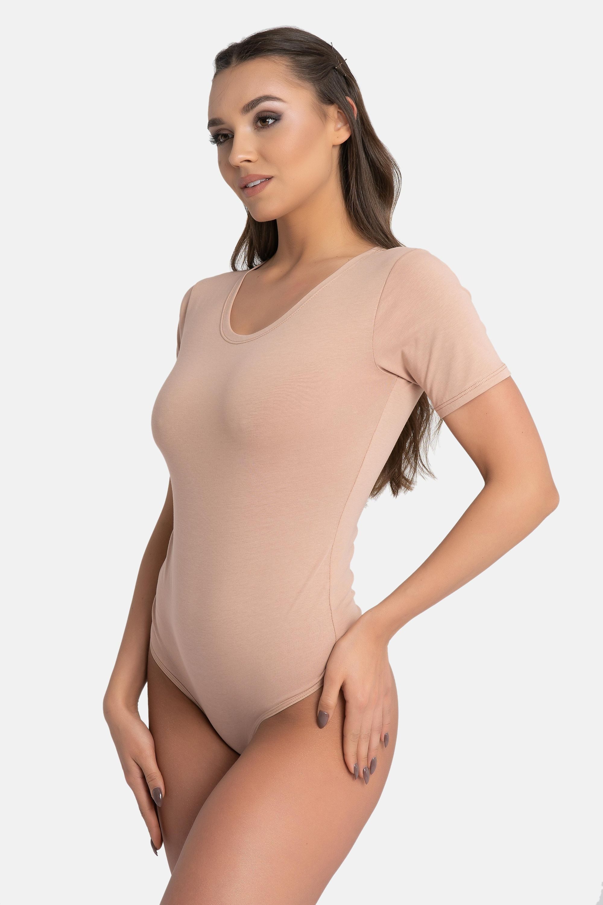 Evoni Stringbody Damen Kurzarmbody