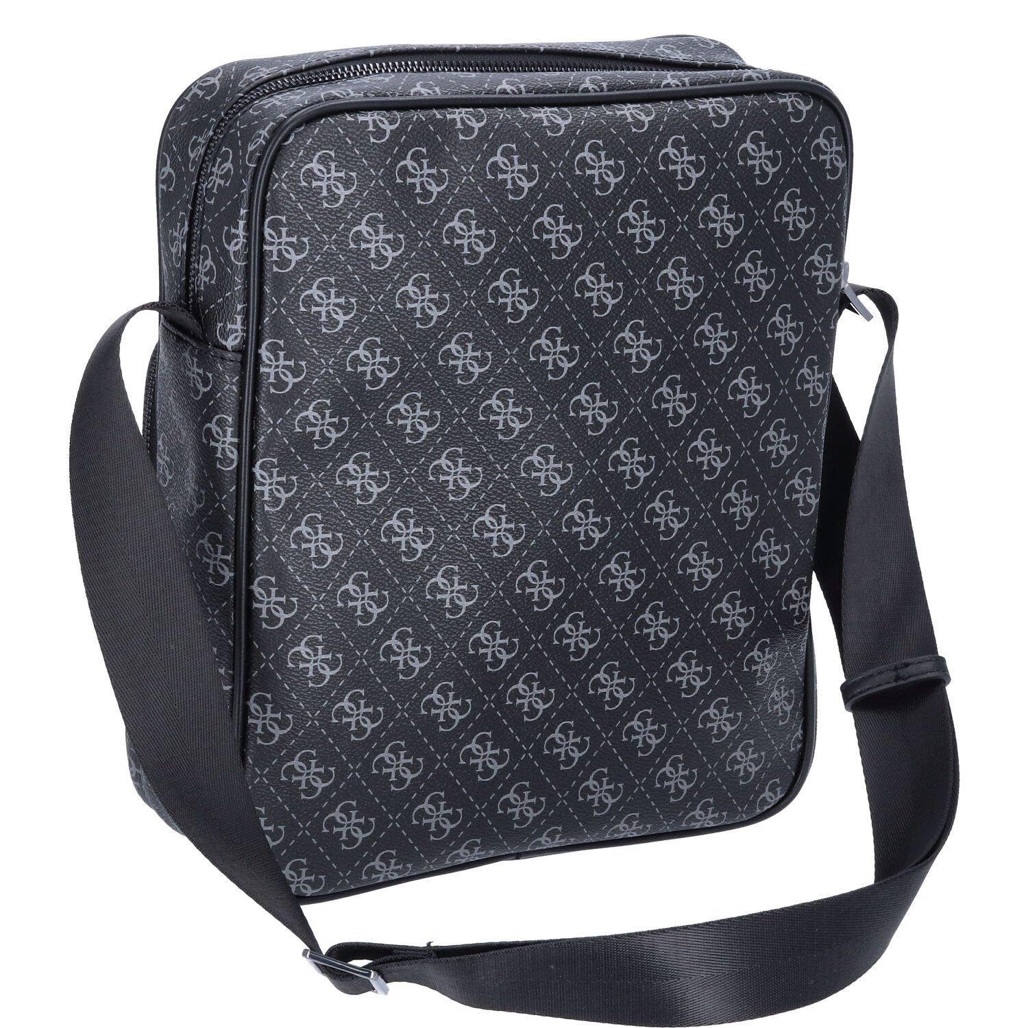 Guess Umhängetasche GUESS Umhängetasche Vezzola Eco Dark Black (1, 1-tlg., 1)