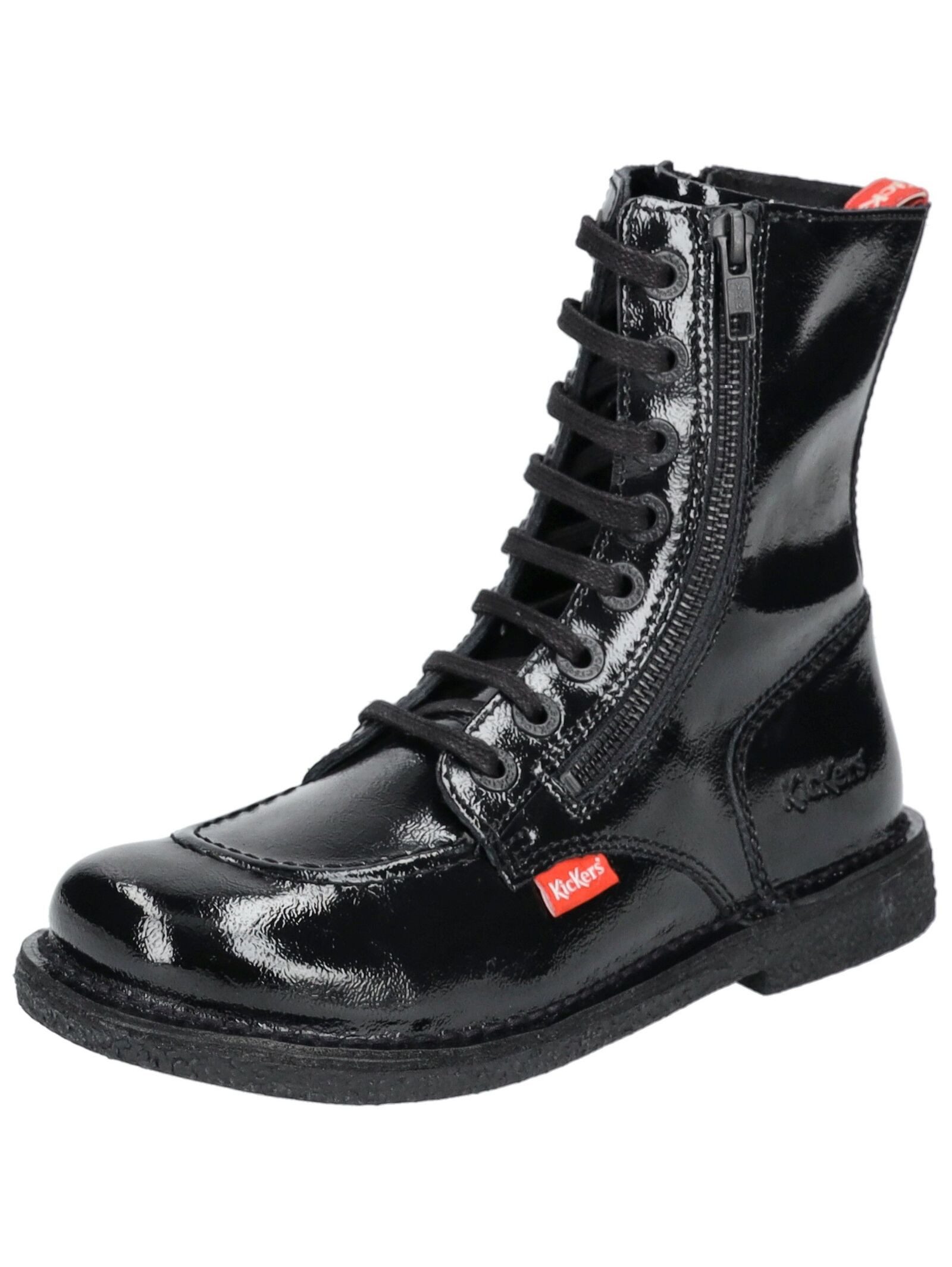 Stiefelette Leder Schnürstiefelette