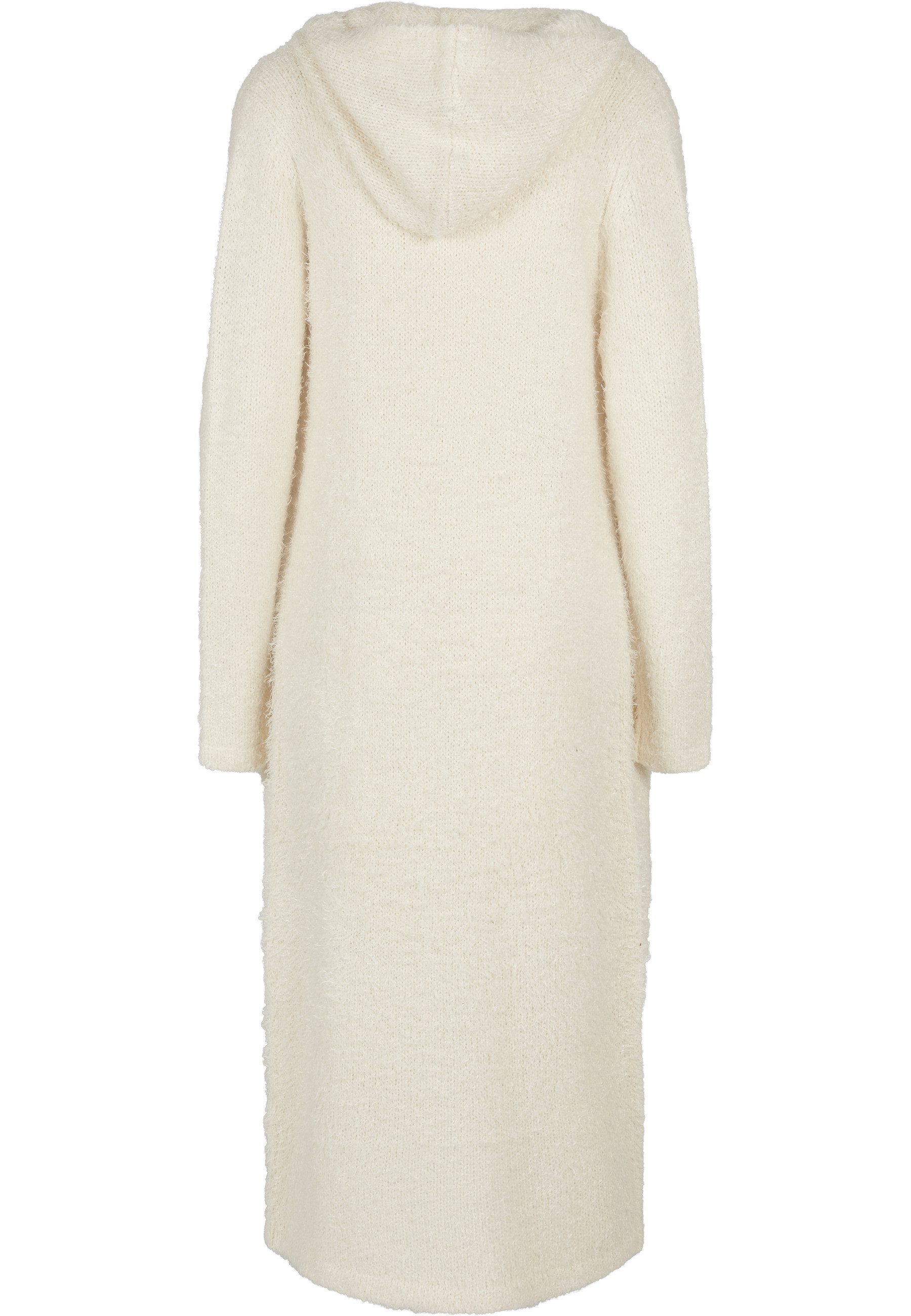 URBAN CLASSICS Cardigan Urban Classics Damen Ladies Hooded Feather Cardigan (1-tlg)