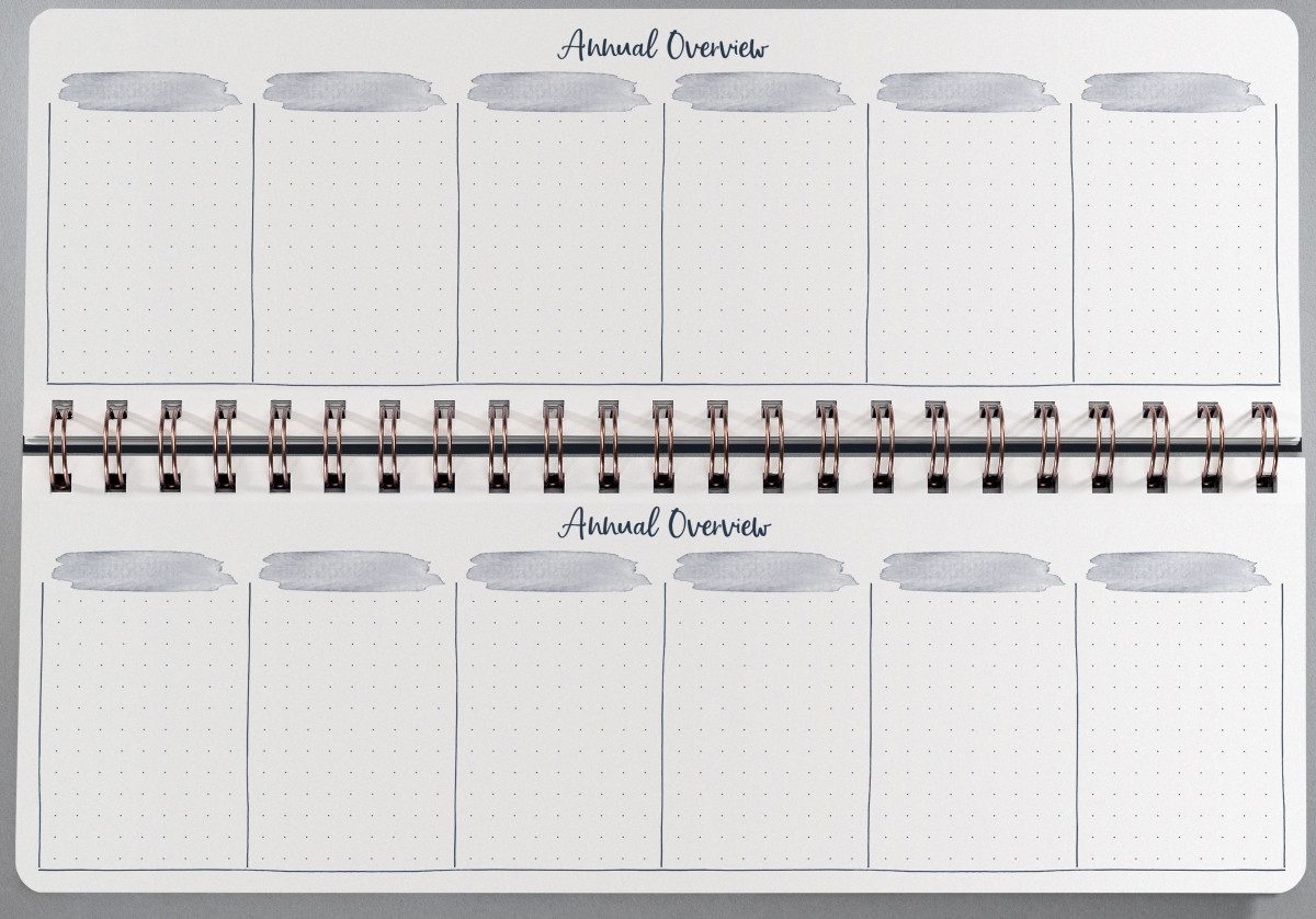 Sigel Schreibtischkalender Wochenplaner Jolie (EN) undatiert 1 Woche/2 Seiten Flower Love 30x11,4