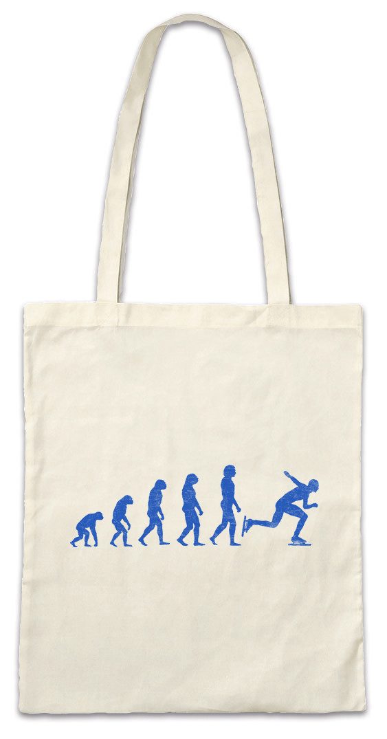 Beuteltasche Speed Skating Evolution Stofftasche Ice Eisschnellläufer