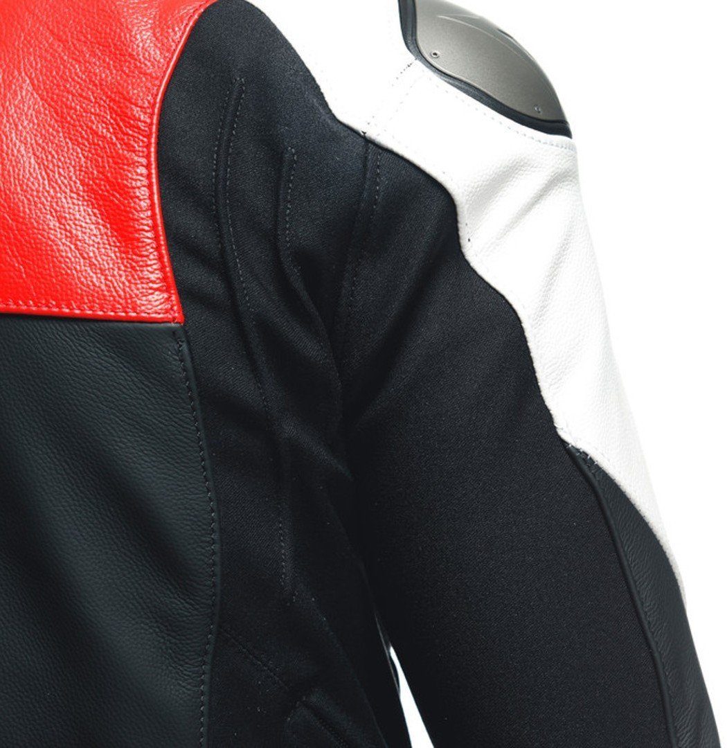 Dainese Motorradjacke Sportiva Motorrad Lederjacke Atmungsaktiv belüftet protektoren