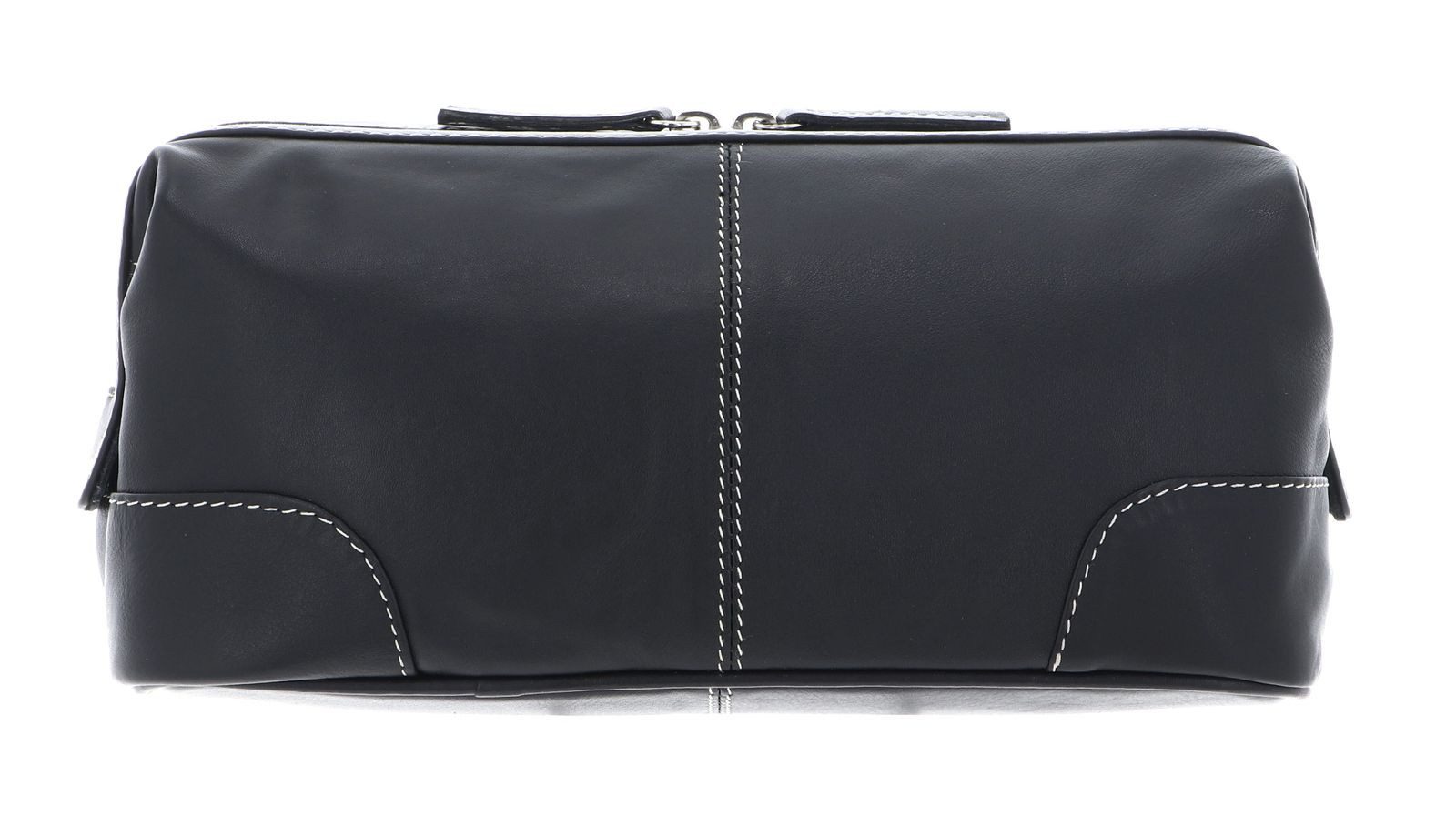 Bruno Banani Kulturbeutel Washbag, aus echtem Leder