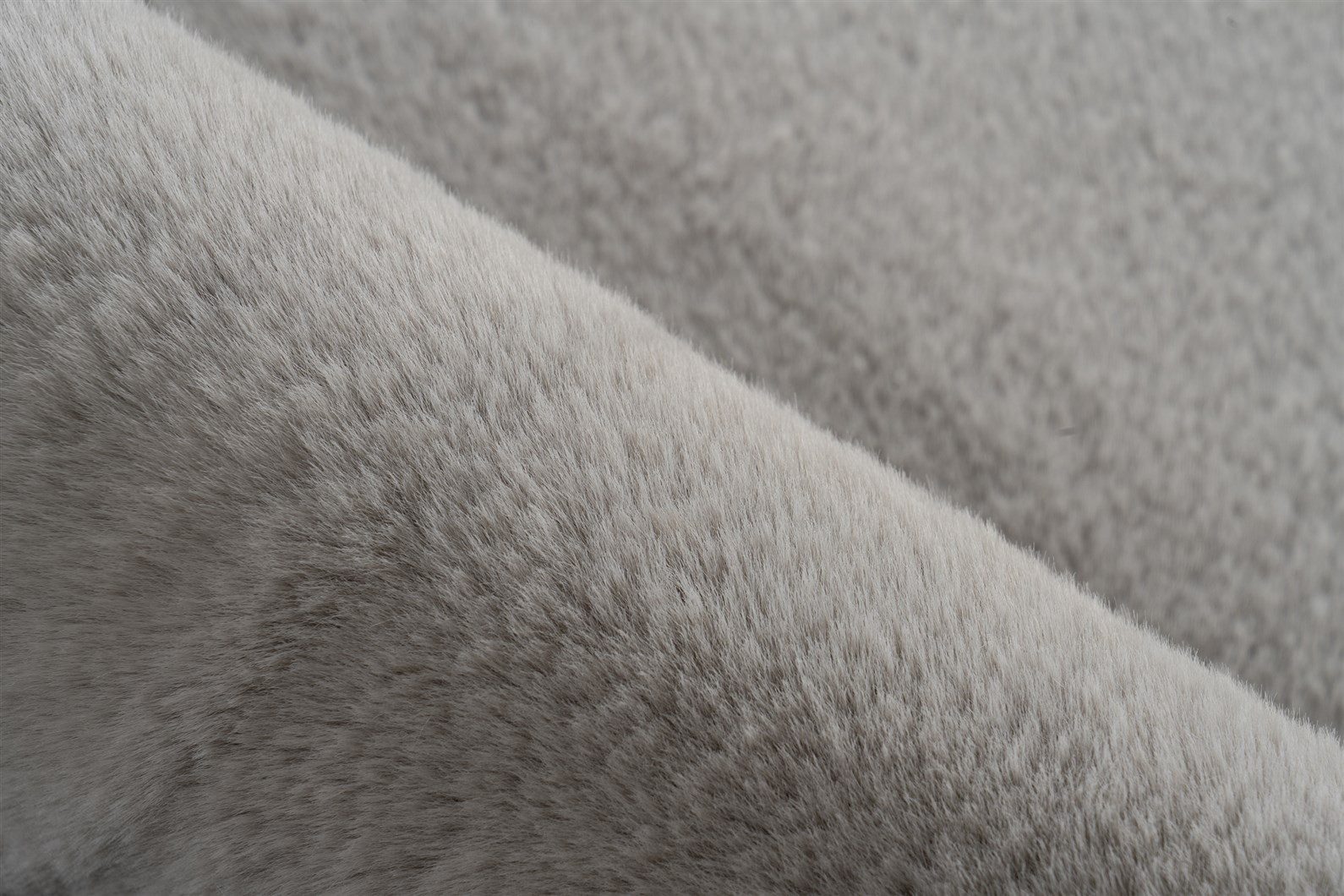 freiraum Badematte Rabbit Light, 100% Polyester, in Hellgrau, 100% Polyester - 90x50cm (LxB)