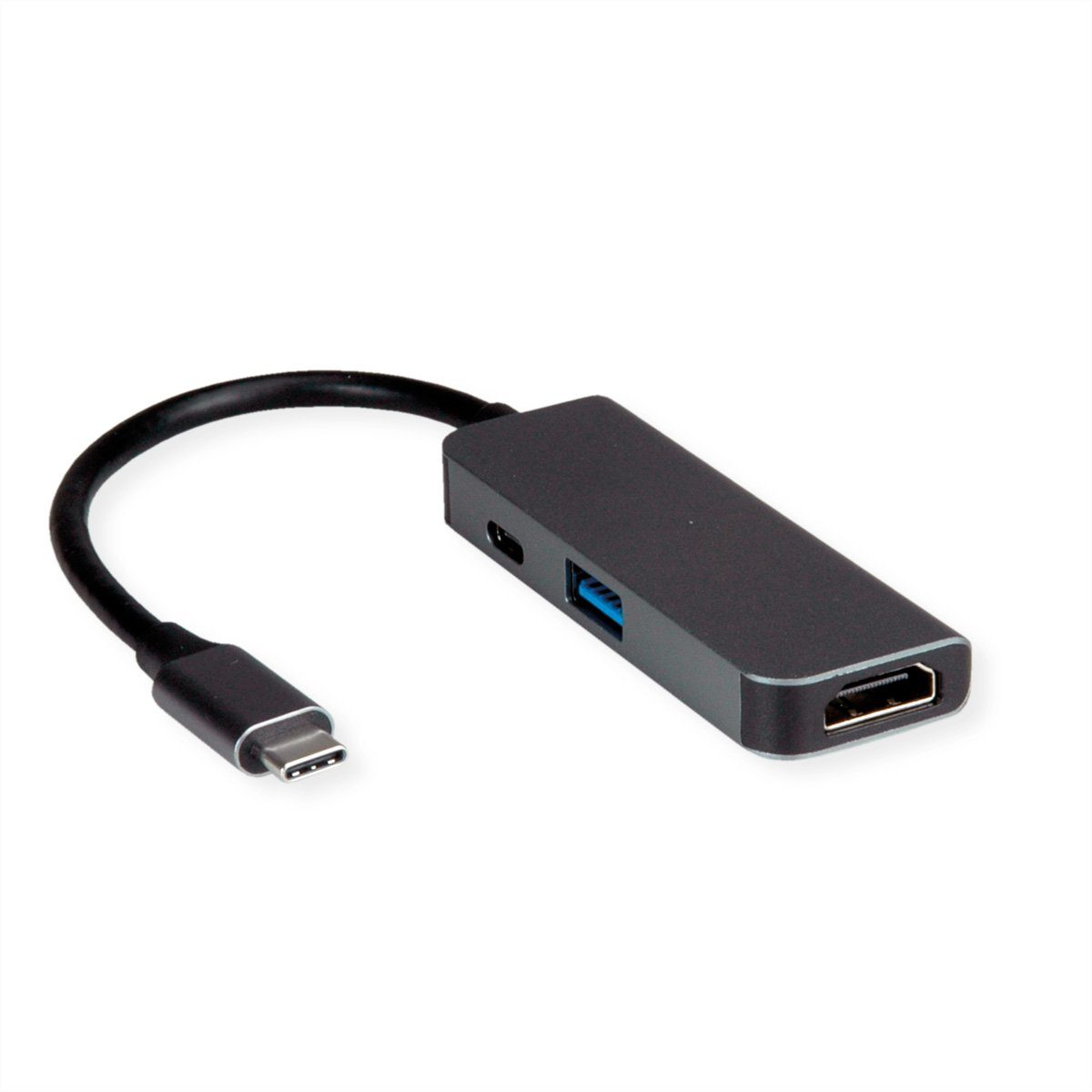 Display Adapter USB Typ C - HDMI + USB 3.2 Gen 1 A + Typ C PD Computer-Adapter