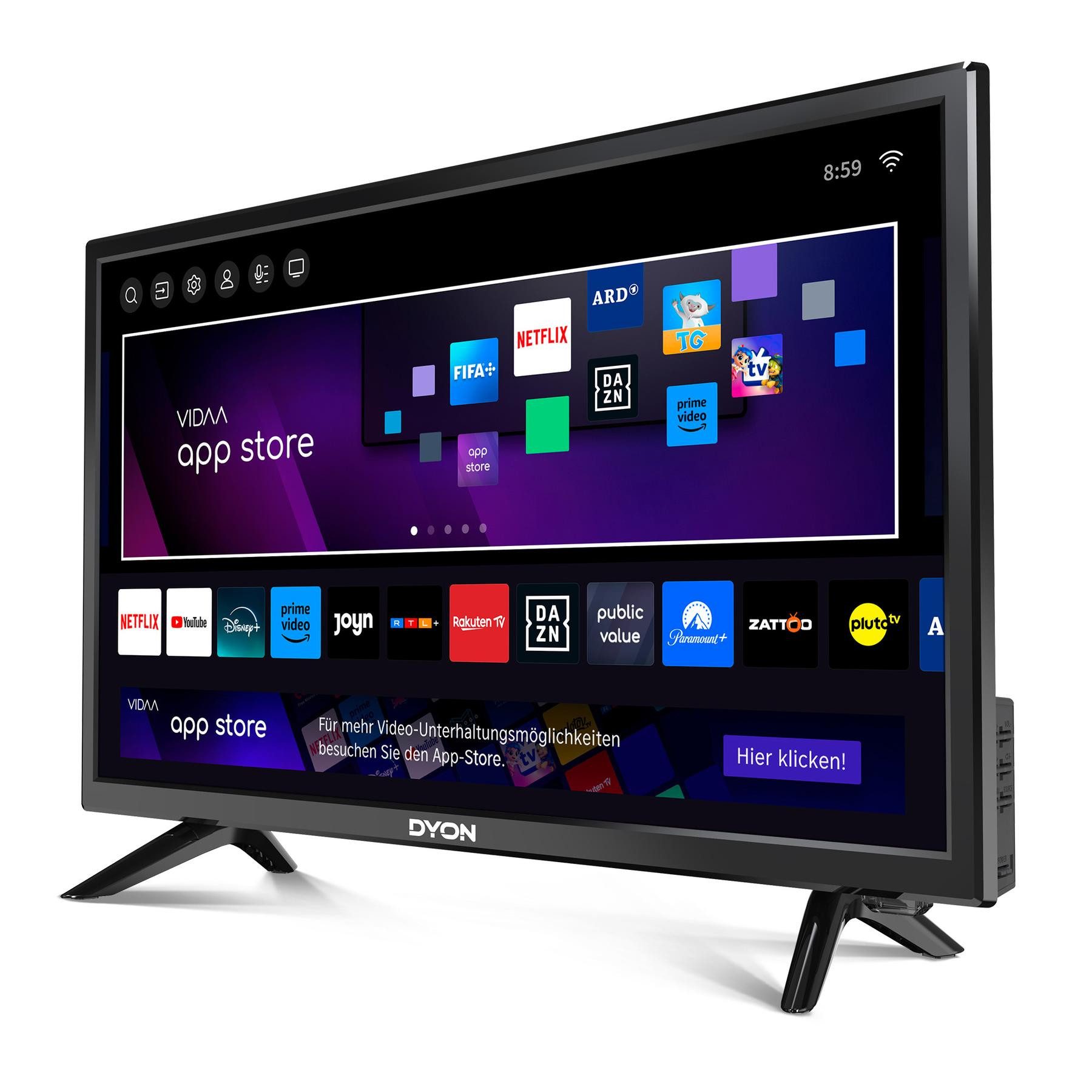 Dyon Movie Smart 24 VX LED-Fernseher sch...