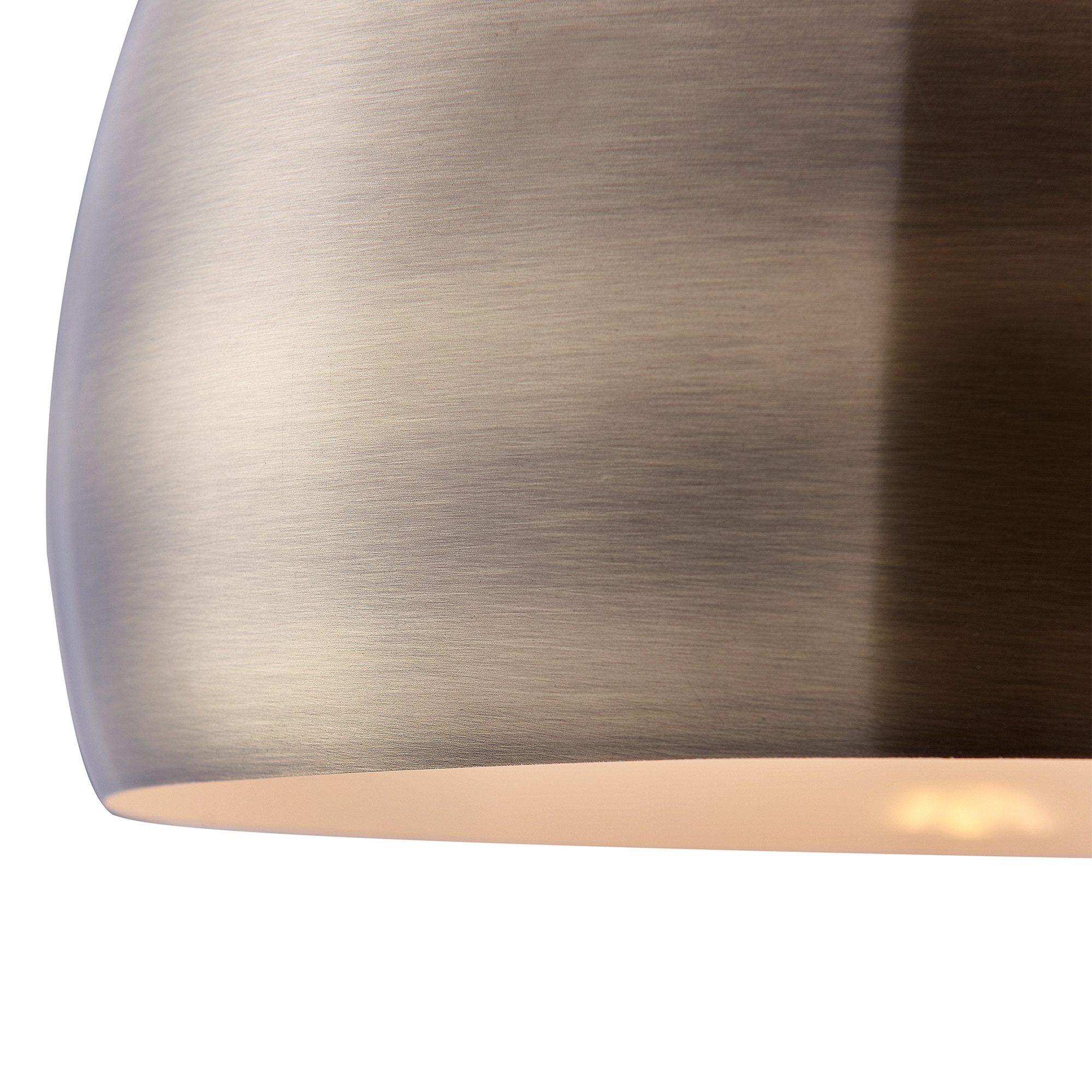 Teamson Home Bogenlampe Stehlampe Bogenleuchte aus Metall gelb 173x11x32 cm – Bild 5 von 5