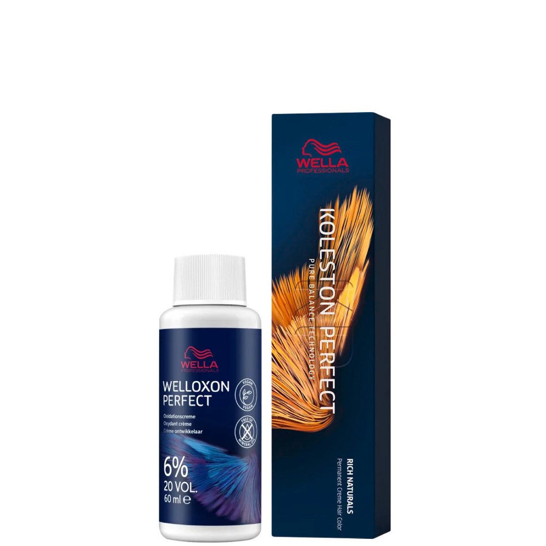 Wella Professionals Haarfarbe Koleston Rich Naturals + Welloxon Perfect 6% 60ml