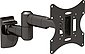 Schwaiger »LWH050 011« TV-Wandhalterung, (bis 42 Zoll neigbar, schwenkbar, bis 30kg, bis 200x200mm, integrierte Kabelführung, schwarz), Bild 1