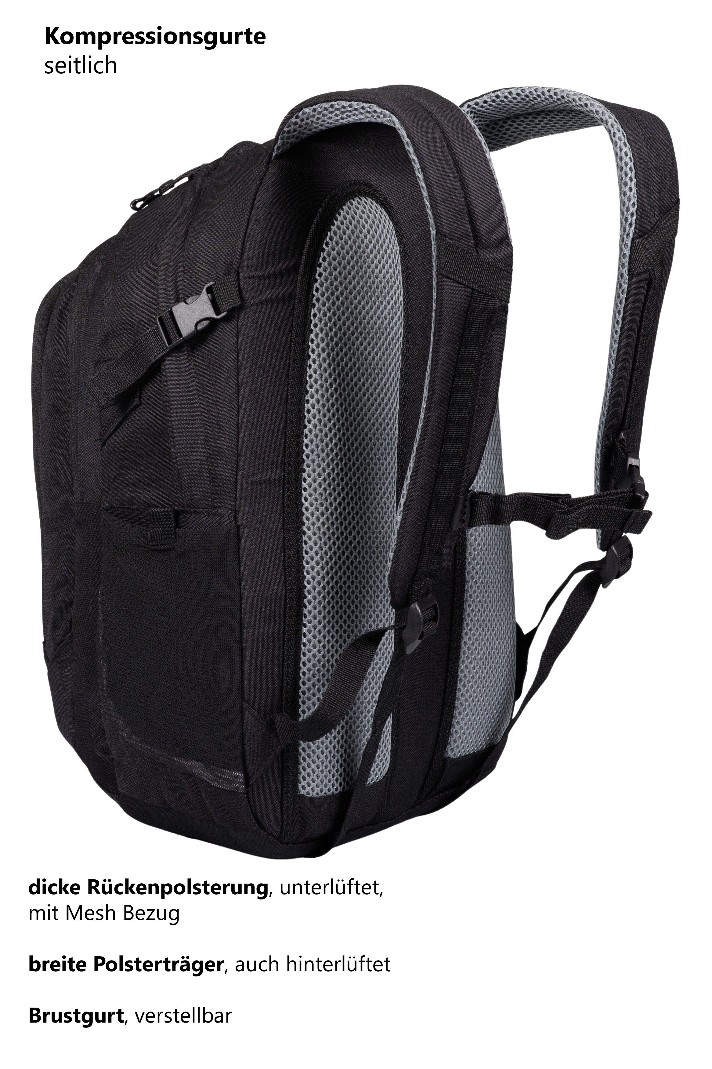 BESTWAY Schulrucksack Mädchen Jungen Schultasche Schulmappe Rucksack (2 Teile Set: Schulrucksack + Mäppchen), Schulrucksackset Mappe Campus Evo 2T Set 40352 rm – Bild 5 von 5