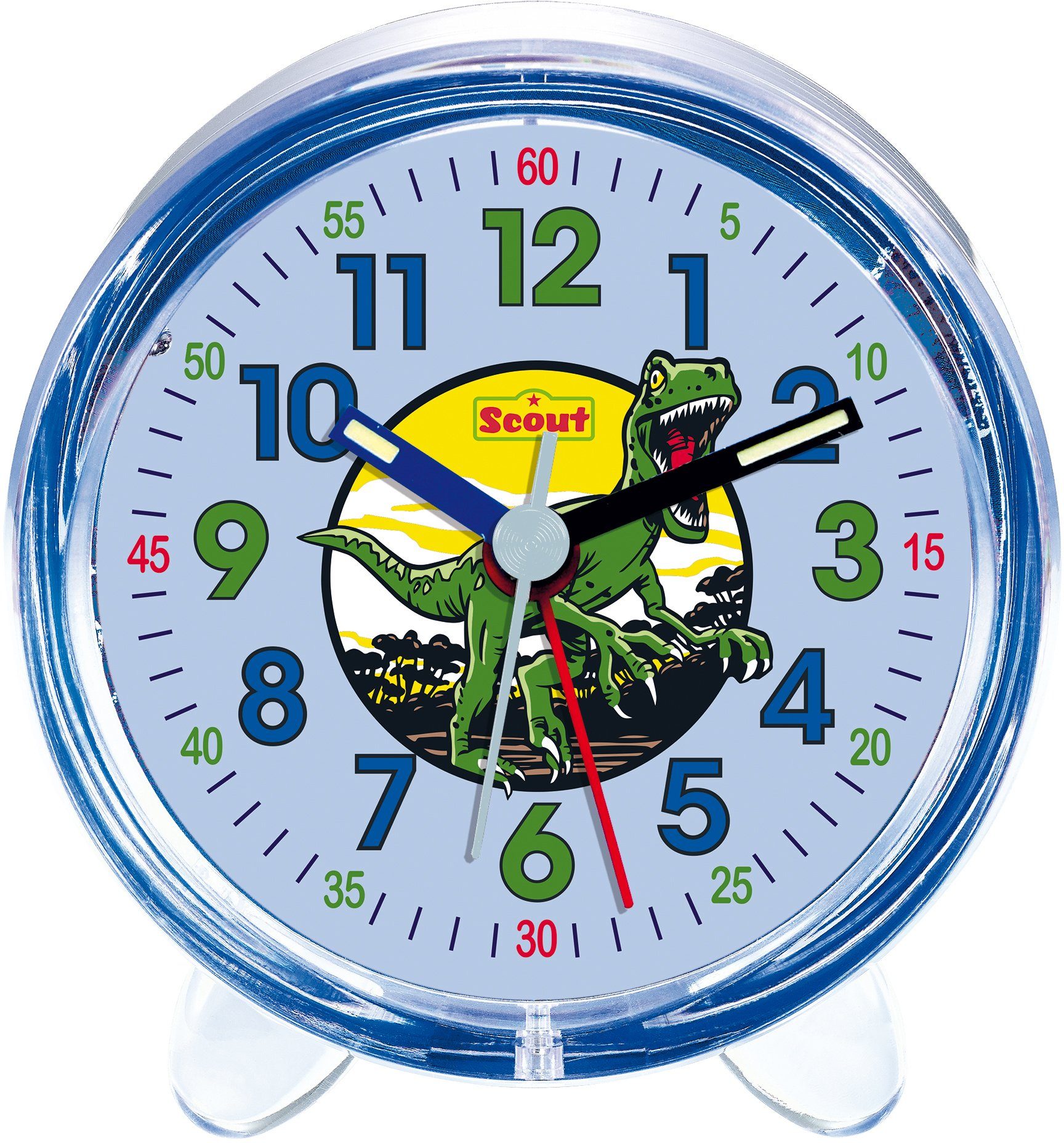 Scout Quarzwecker Dinosaurierwecker, Favorit, 280001044 Dinosauriermotiv, Lernwecker, ideal auch als Geschenk