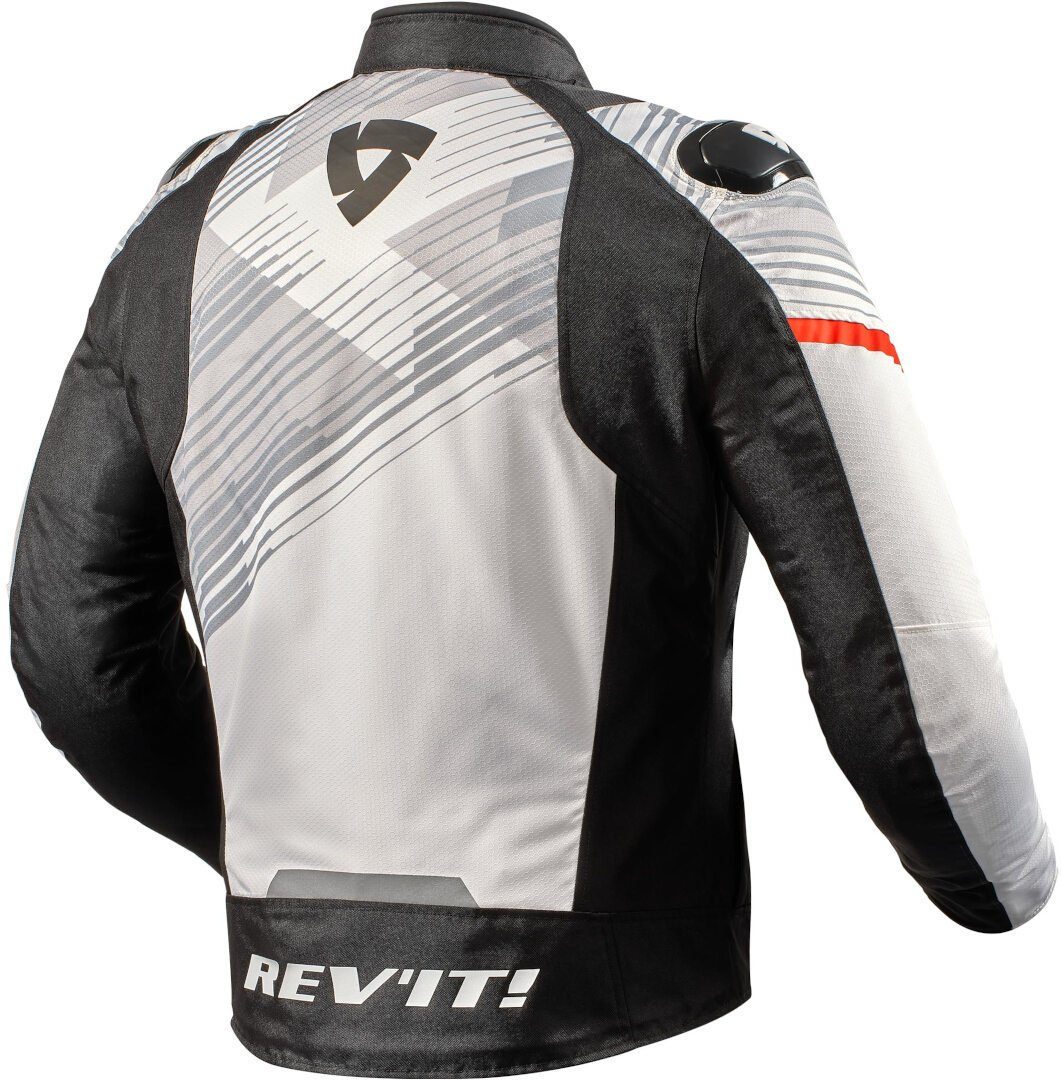 Revit Motorradjacke Apex TL Motorrad Textiljacke White/Black/Red