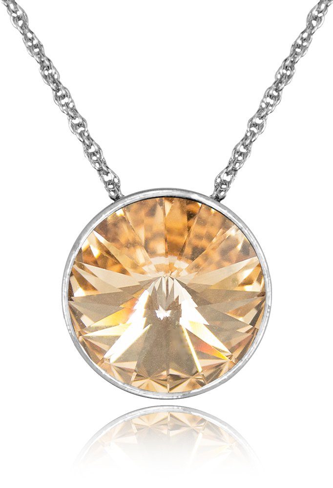 LUISIA® Kette mit Anhänger LUISIA® Halskette 'Sinja' mit Premium Kristallen -