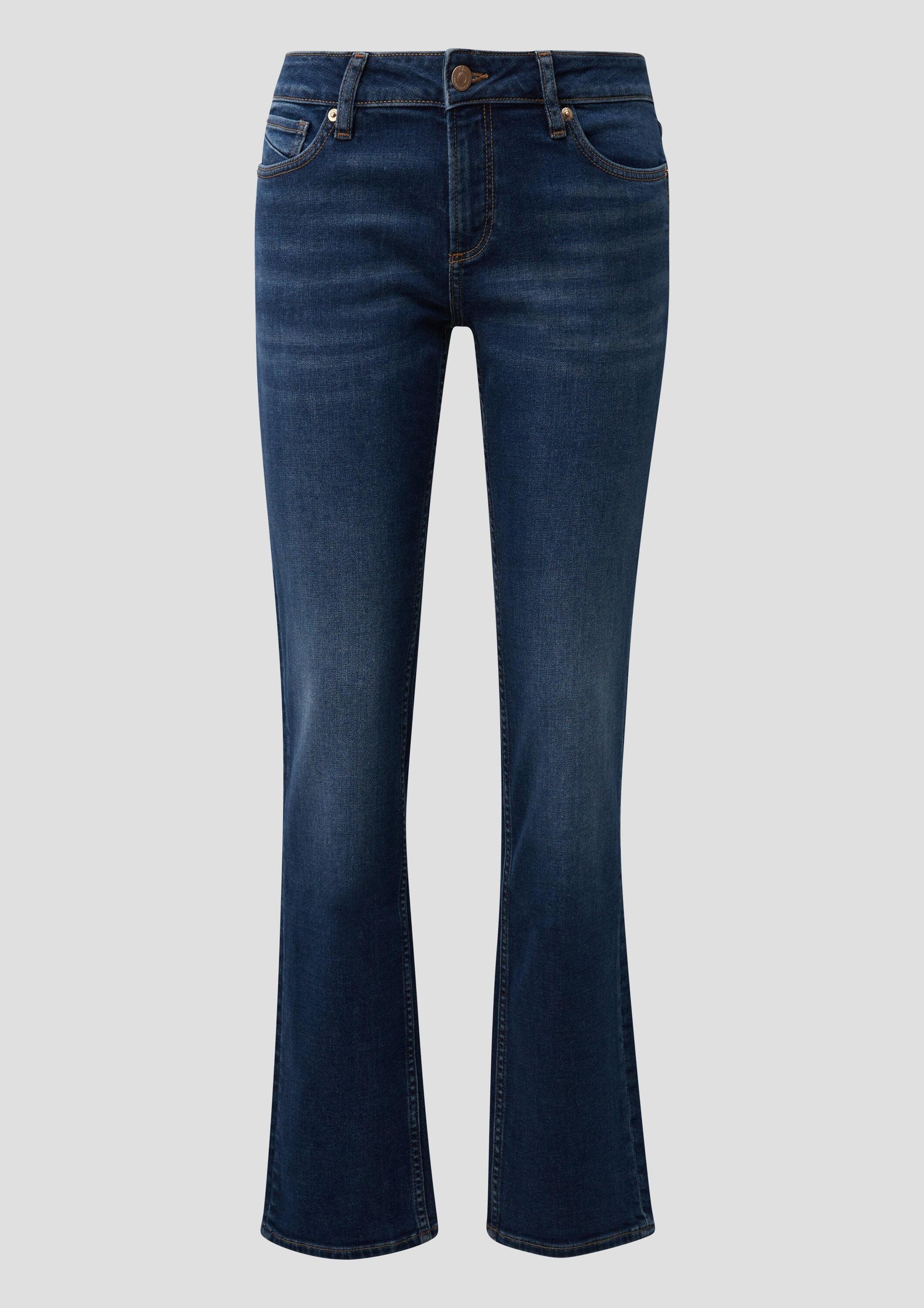 QS Regular-fit-Jeans Jeans-Hose CATIE Jeans Catie / Slim Fit / Mid Rise / Straight Leg