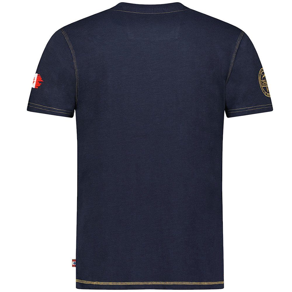 Canadian Peak T-Shirt V-Neck Joukeak aus Baumwolle mit Logostick günstig online kaufen