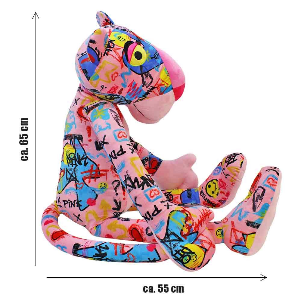 BEMIRO Kuscheltier Pink Panther XXL Kuscheltier - ca. 120 cm (1-St)