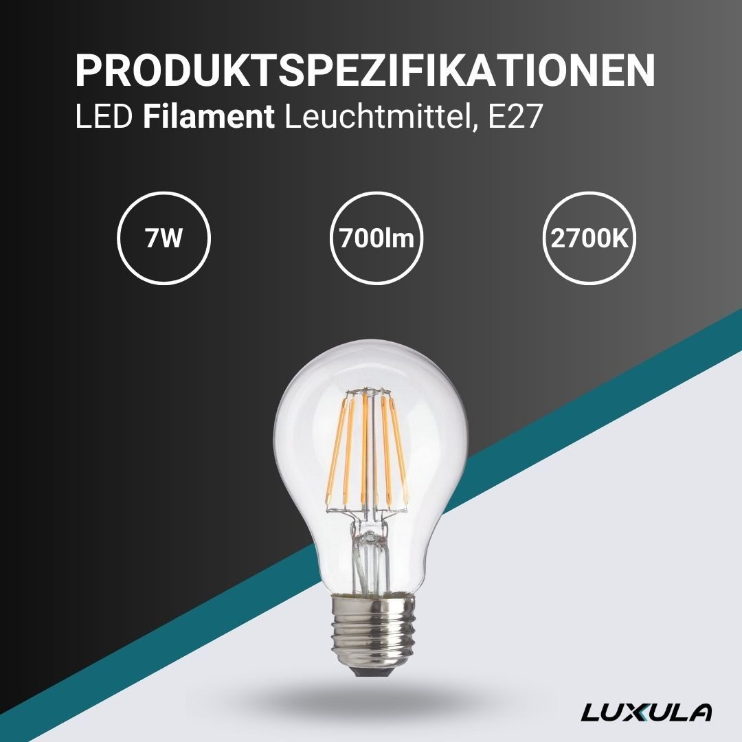 LUXULA LED-Leuchtmittel LUXULA LED-Leuchtmittel E27