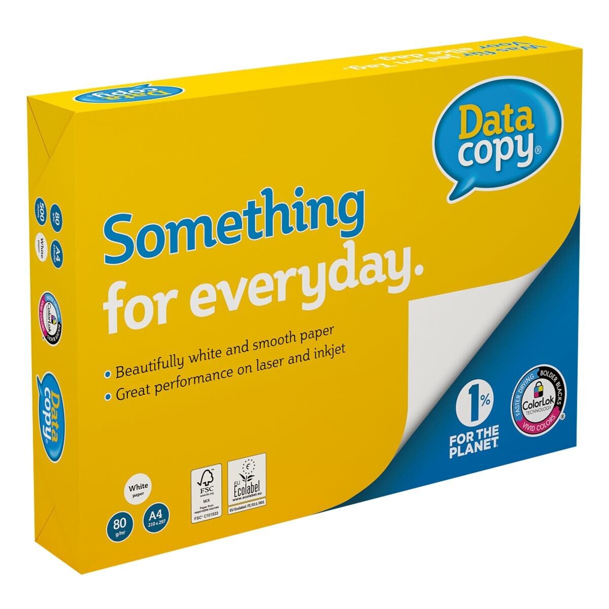 Data-Copy Druckerpapier Everyday Printing, Format DIN A4, 80 g/m², 170 CIE, 500 Blatt