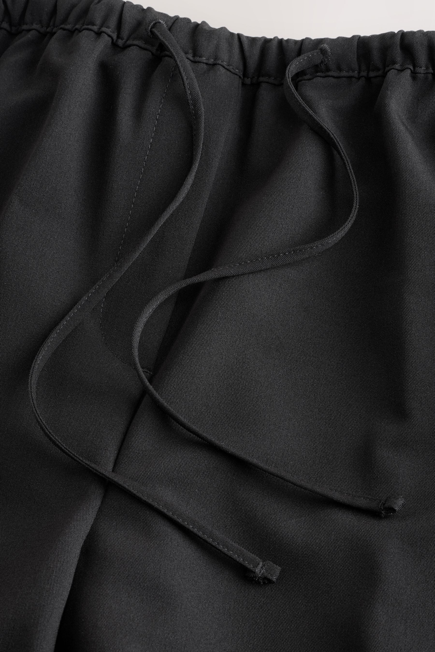 Next Anzughose Hose mit weitem Bein zum Binden (1-tlg)