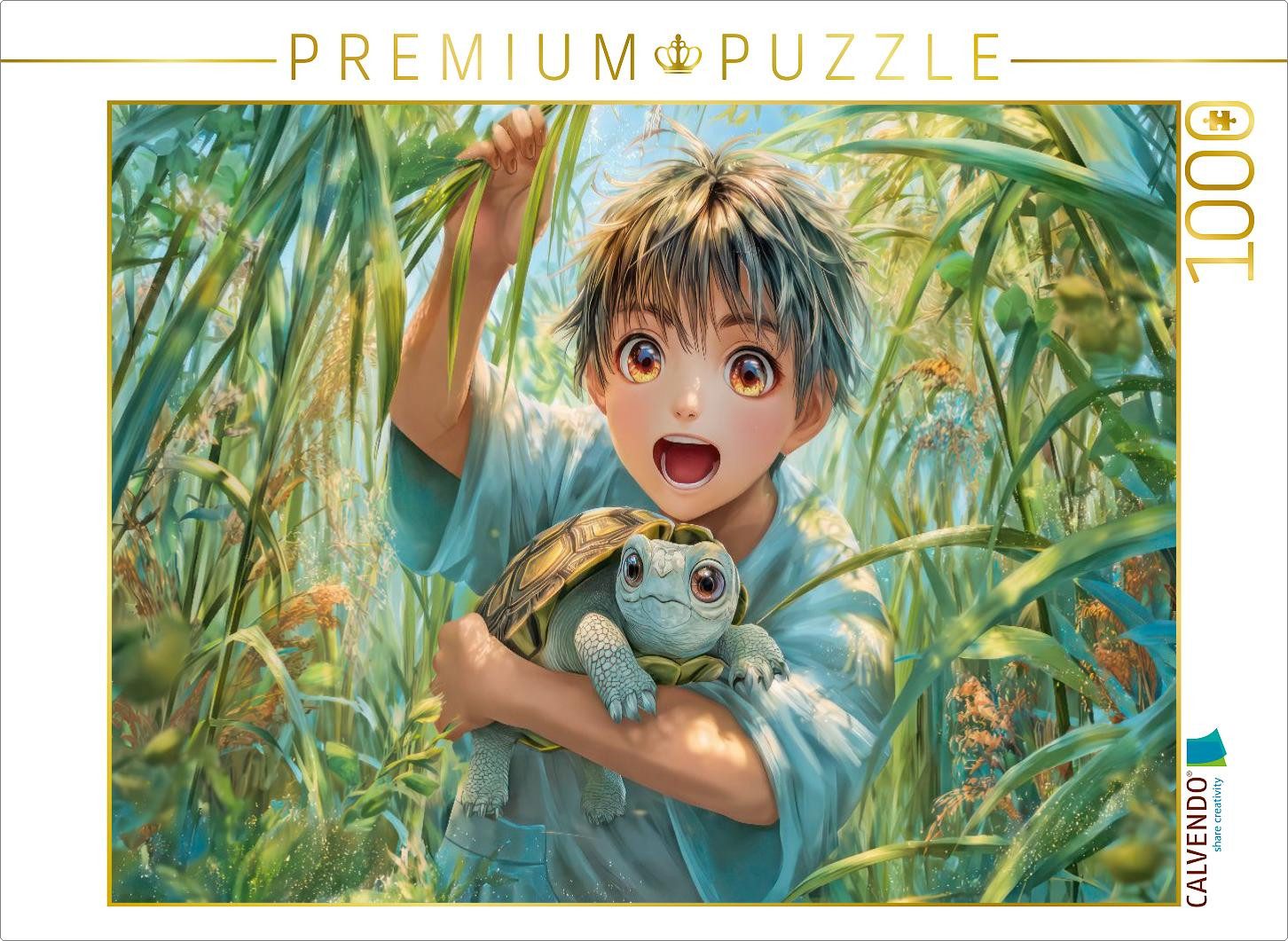 CALVENDO Puzzle CALVENDO Puzzle Manga Figuren, 1000 Teile Lege-Größe 64 × 48 cm Foto-, 1000 Puzzleteile