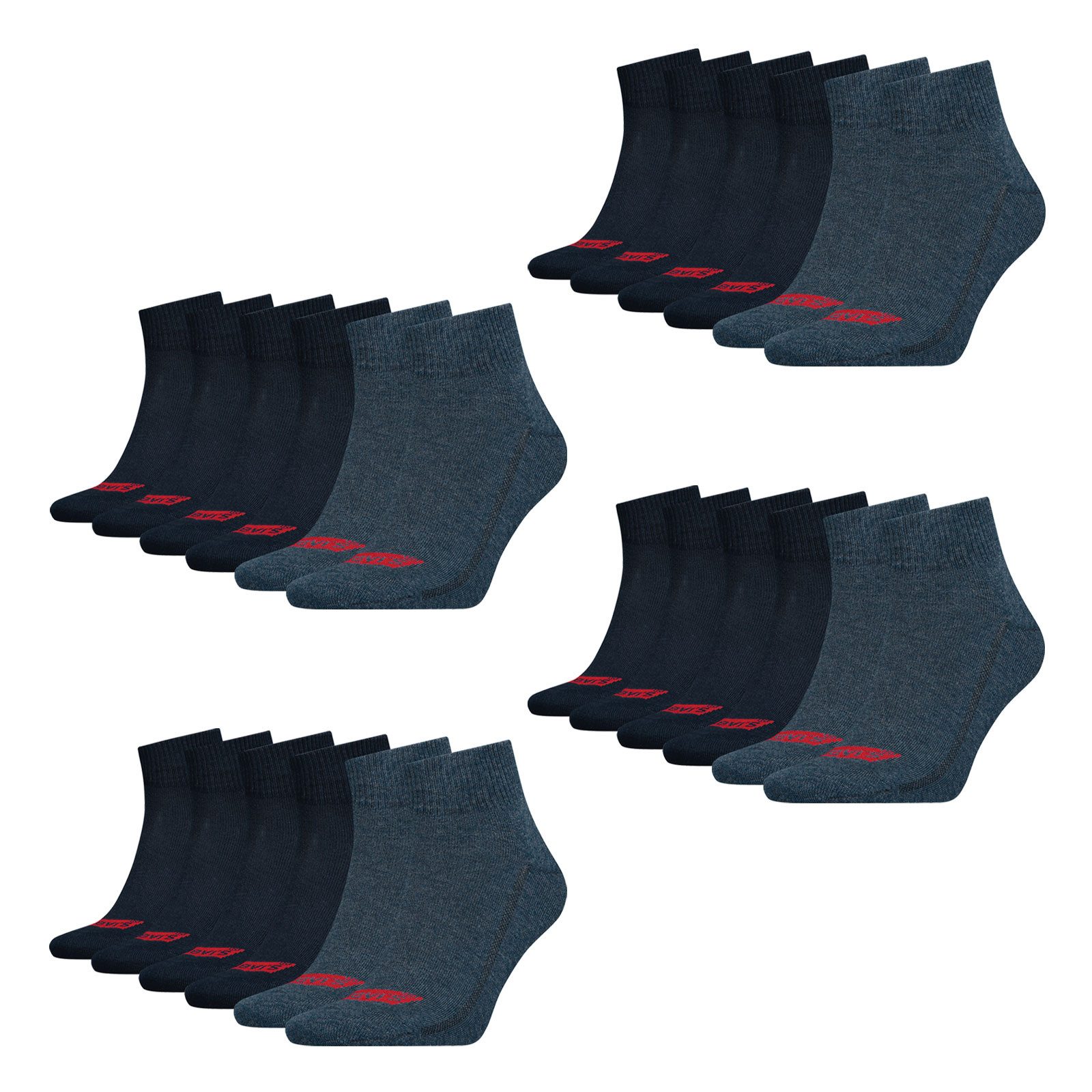 Kurzsocken Mid Cut Batwing Logo Socks