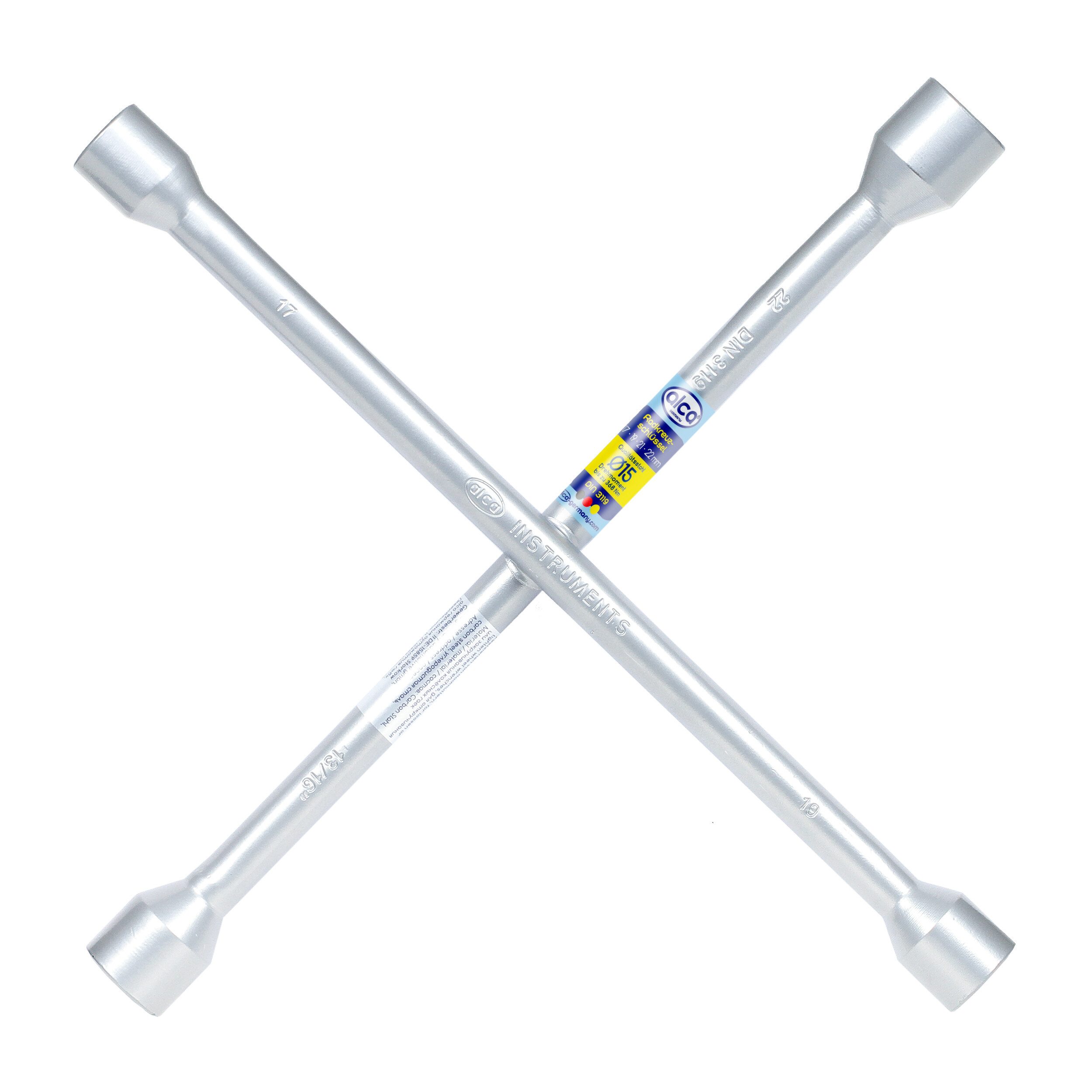 alca Ключ для колесных гаек alca® Universal Radkreuzschlüssel 17, 19, 21, 22 mm (1 St)