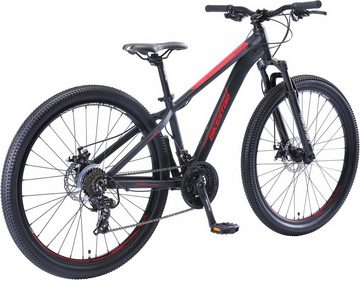 Bikestar Mountainbike, 21 Gang Shimano RD-TY300 Schaltwerk, Kettenschaltung, für Damen und Herren, Kettenschaltung